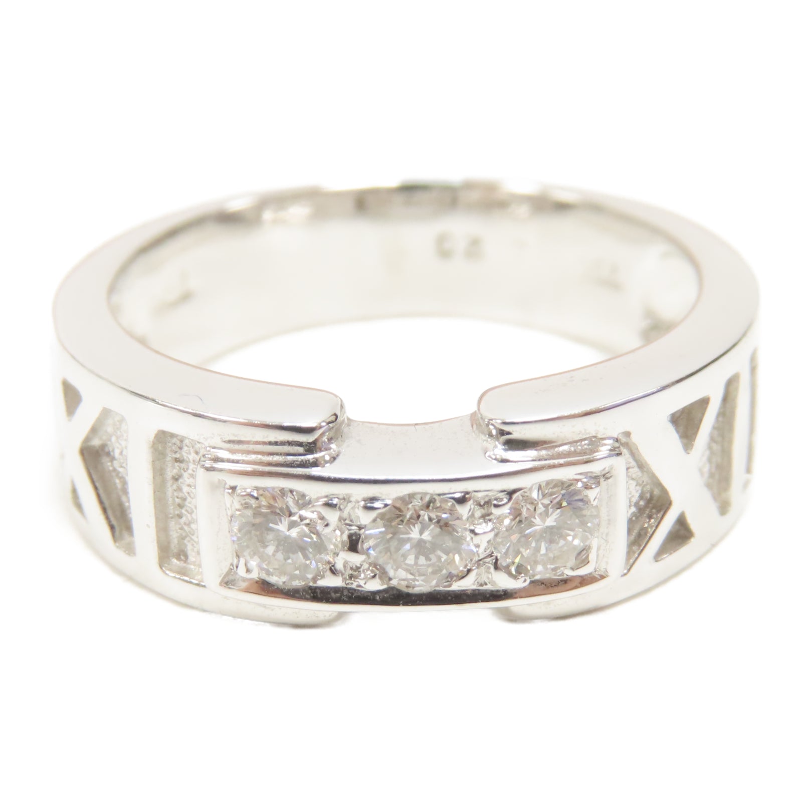 JEWELRY 18K白金/鑽石Diamond Ring戒指US#4