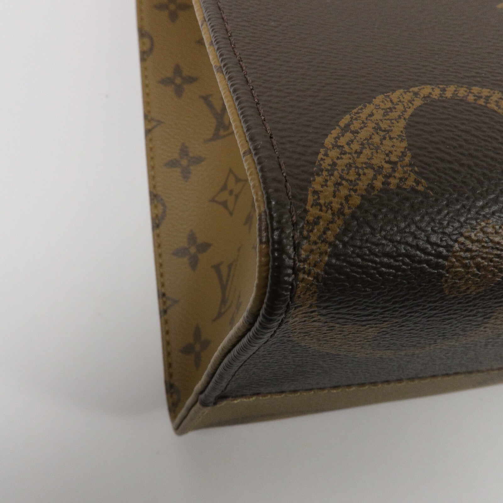 LOUIS VUITTON Monogram Giant On The Go MM手挽肩背兩用袋