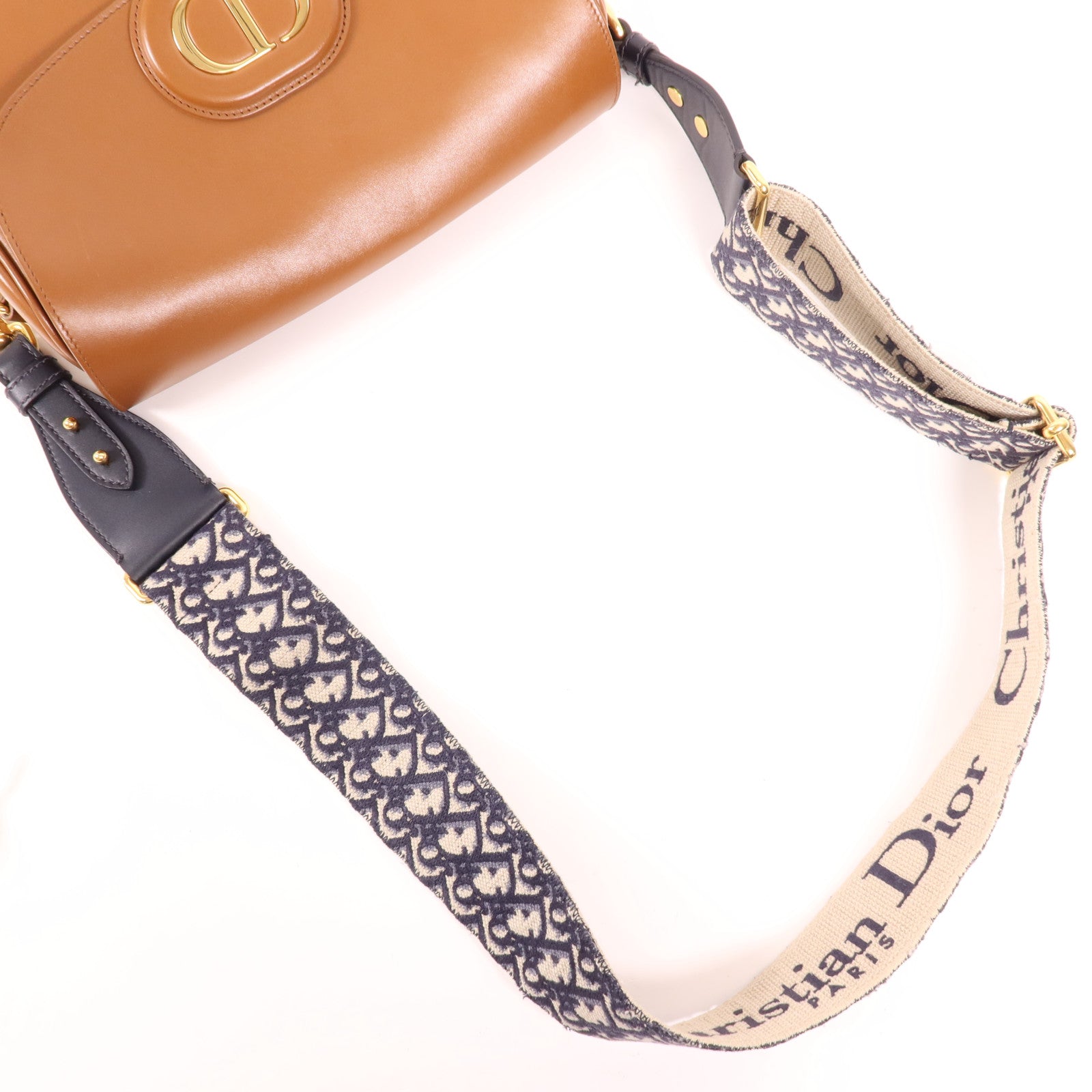 Dior 牛皮皮革Bobby Large金扣肩背袋