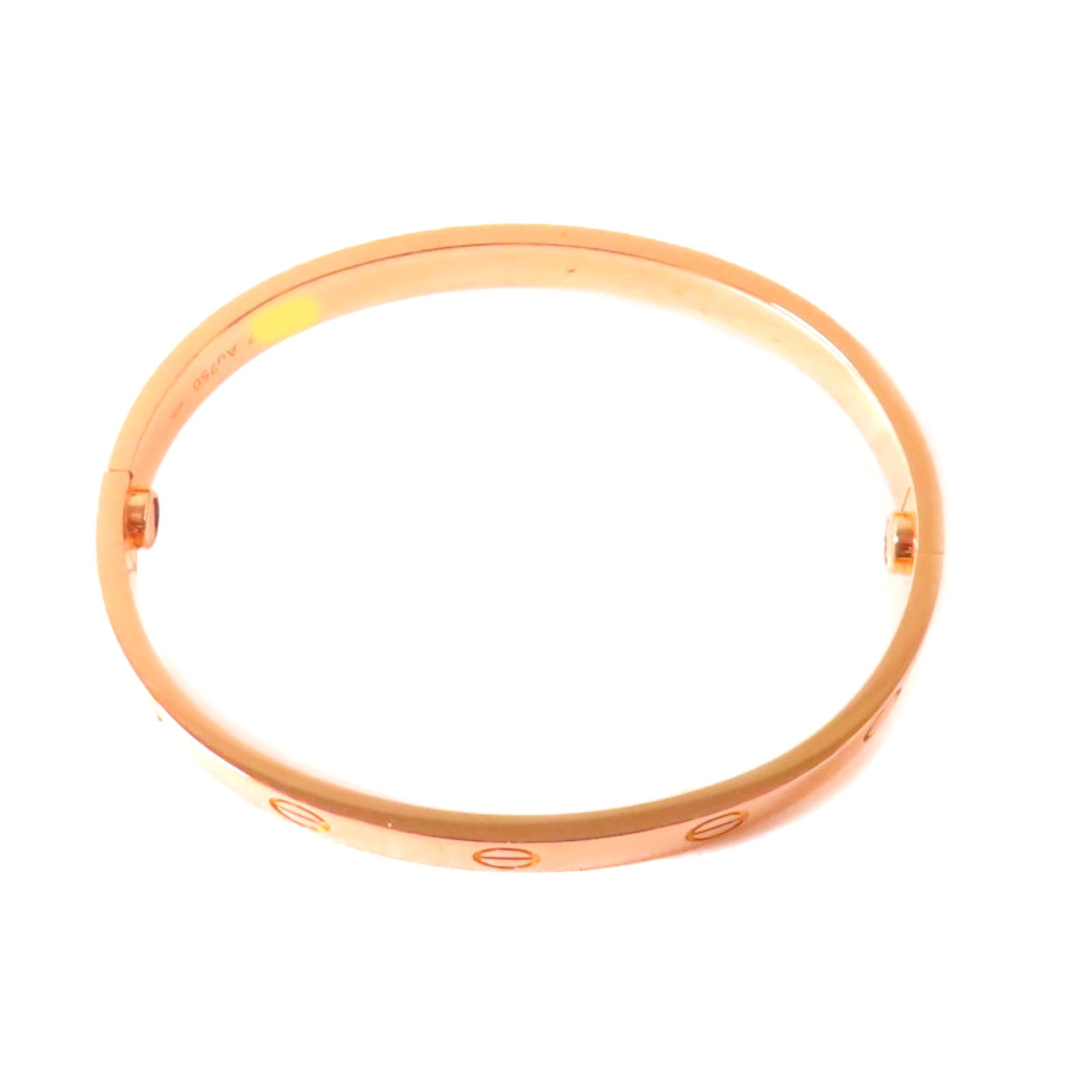 CARTIER 18K玫瑰金Love Bracelet Classic Model手鐲#16