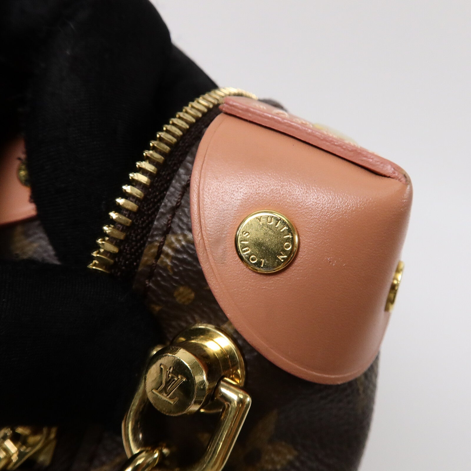 LOUIS VUITTON Monogram Petite Malle Souple手挽肩背兩用袋
