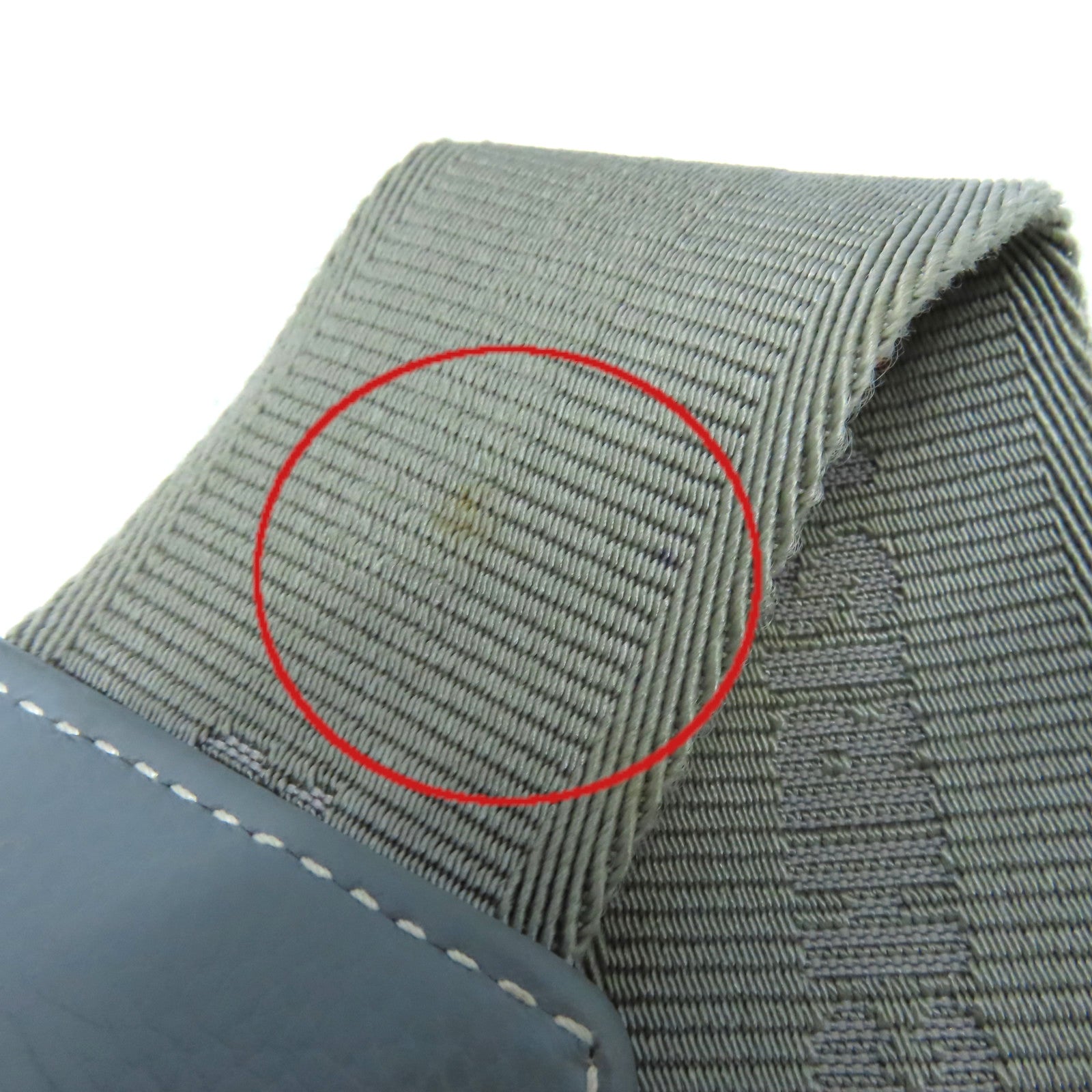 Dior 【清倉大減價】牛皮皮革Saddle Bag銀扣斜孭袋灰藍色