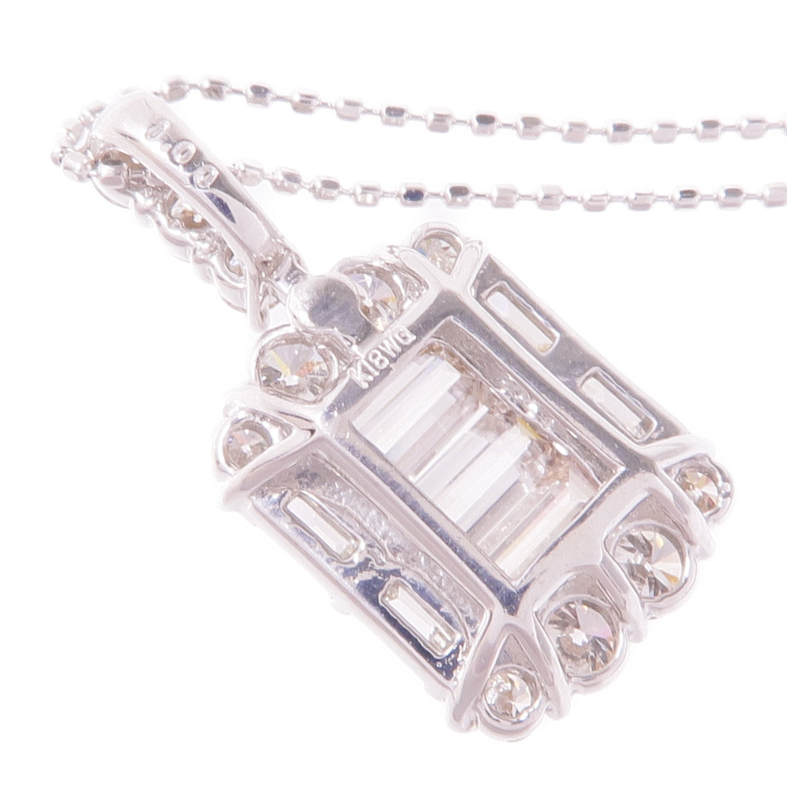 JEWELRY 18K白金Diamond Necklace鑽石項鍊