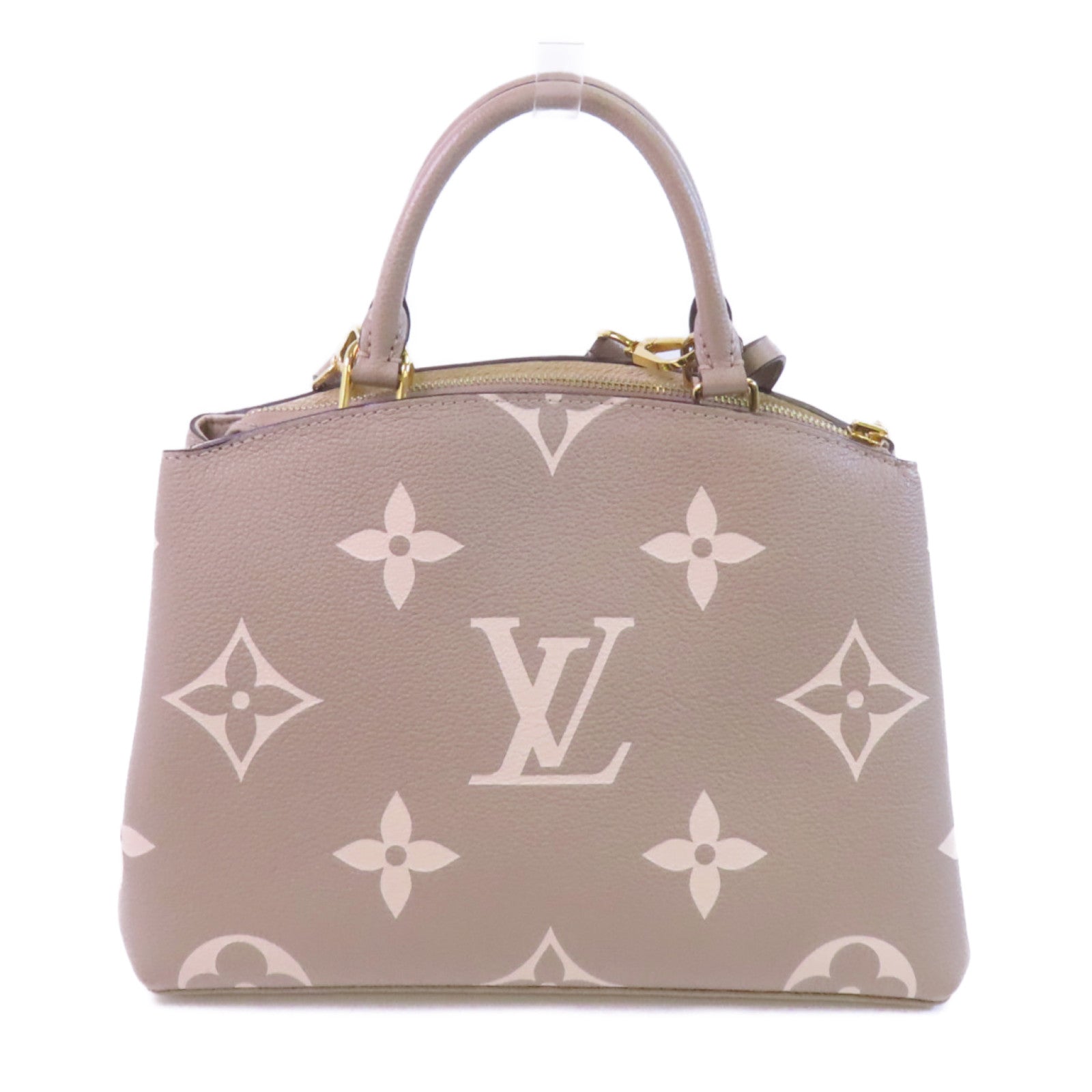 LOUIS VUITTON Monogram Empreinte Petit Palais PM金扣手挽肩背兩用袋
