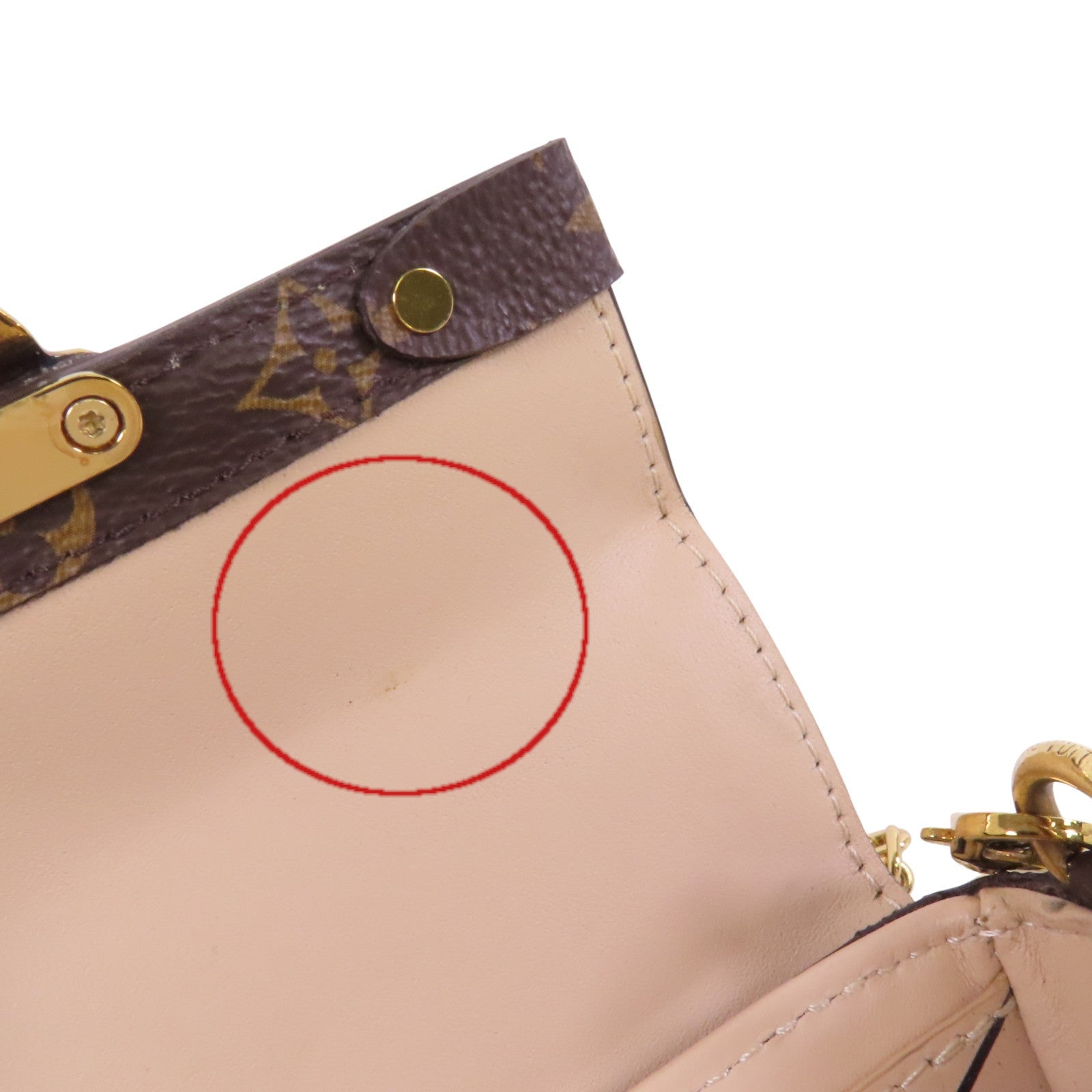 LOUIS VUITTON Monogram Mini Essential Trunk金扣鏈帶肩背袋