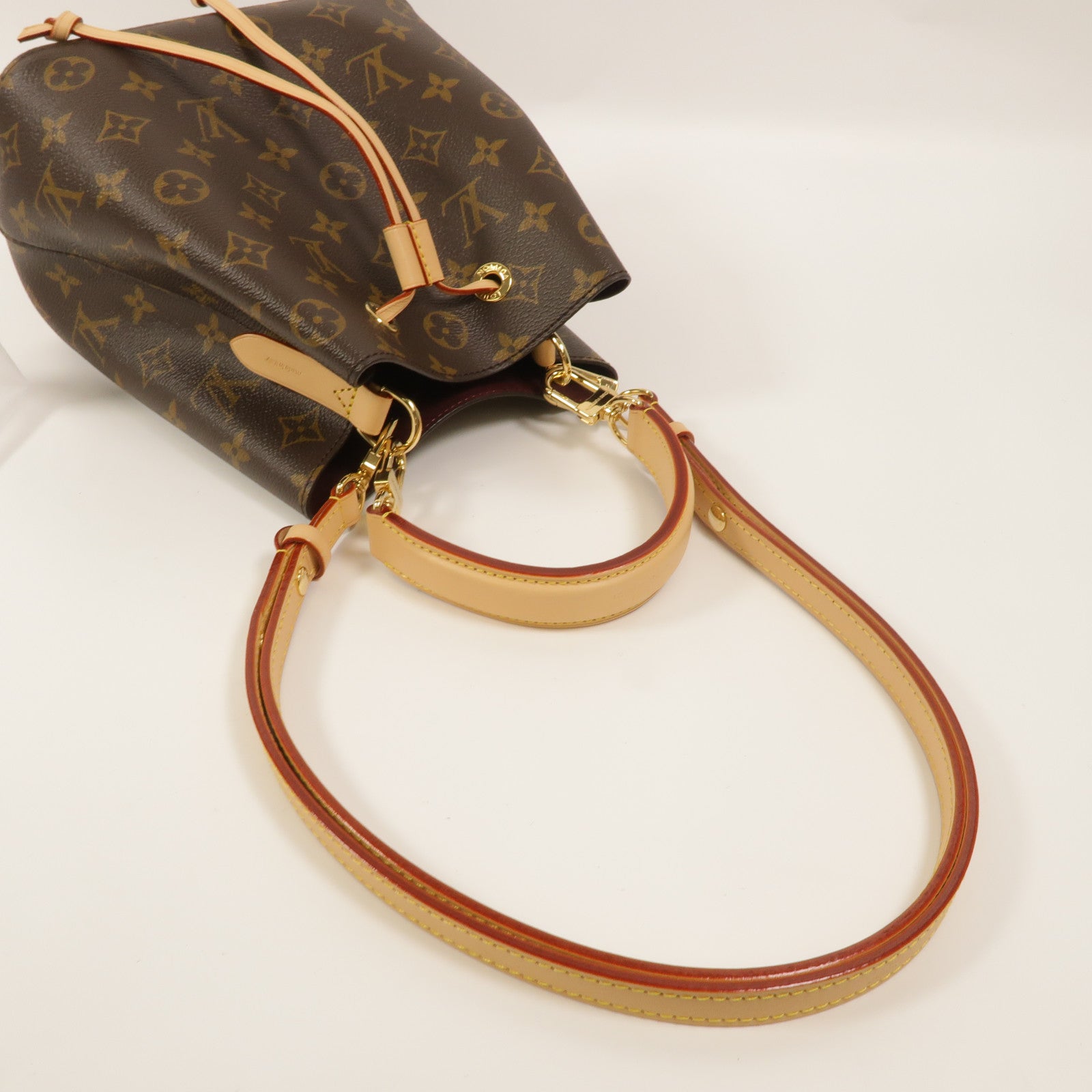 LOUIS VUITTON Monogram Neonoe BB金扣手挽肩背兩用袋
