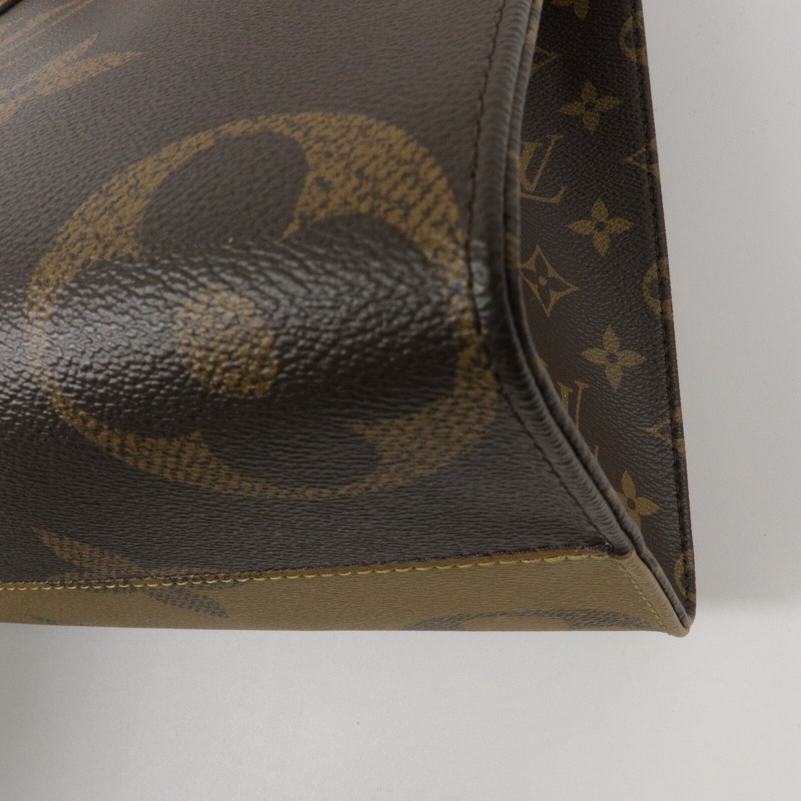 LOUIS VUITTON Monogram Giant On The Go MM手挽肩背兩用袋