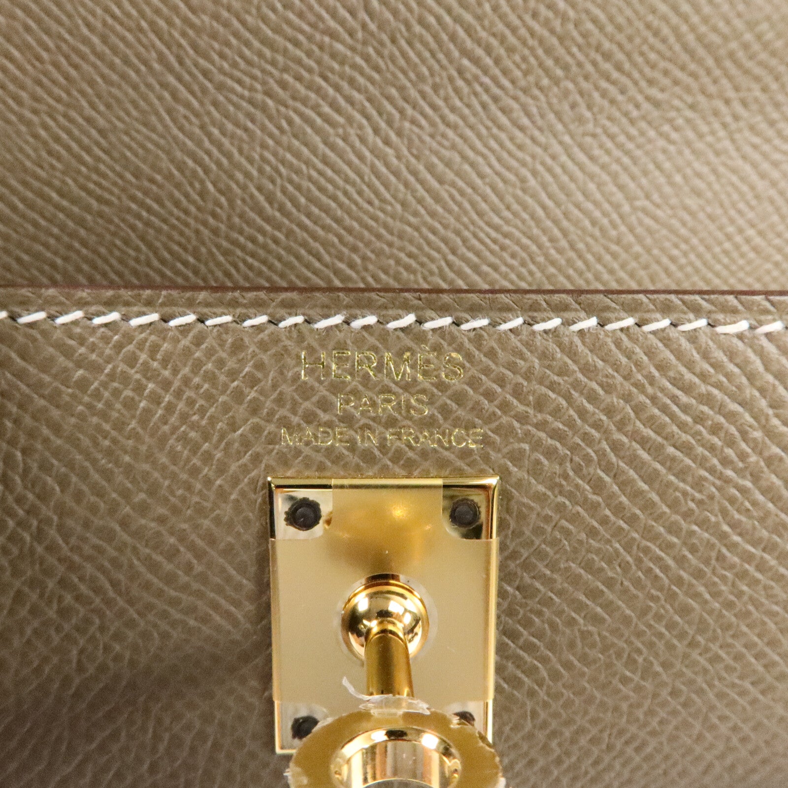 HERMES Epsom皮革Kelly 25手挽肩背兩用袋Etoupe/Ardoise/Noir