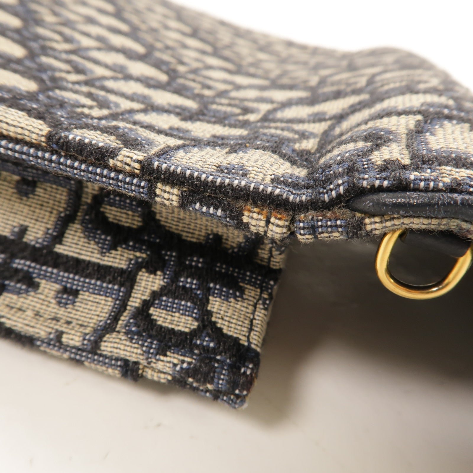 Dior 帆布Saddle Wallet On Chain鏈帶肩背袋