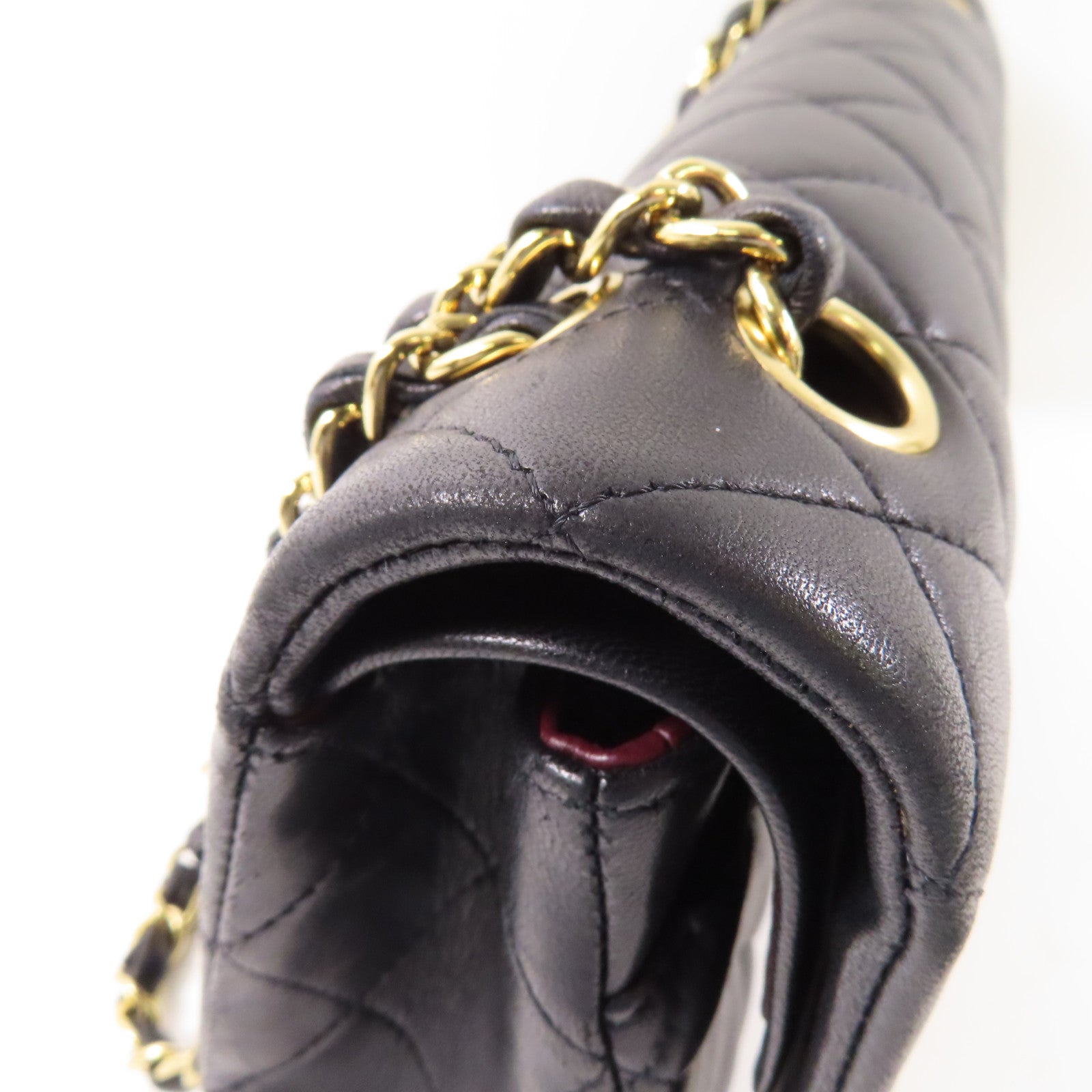 CHANEL 羊皮皮革Classic 25金扣肩背袋