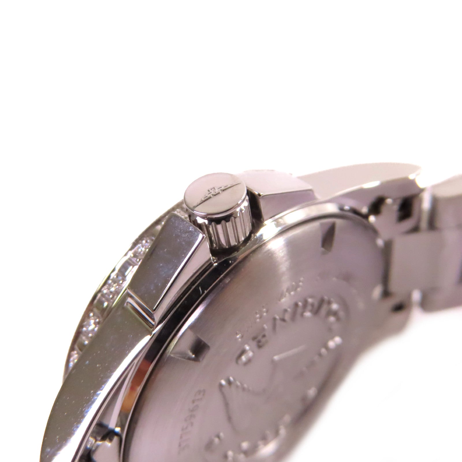 LONGINES Conquest White Pearl & Diamonds Watch不鏽鋼/鑽石石英機芯手錶貝殼色