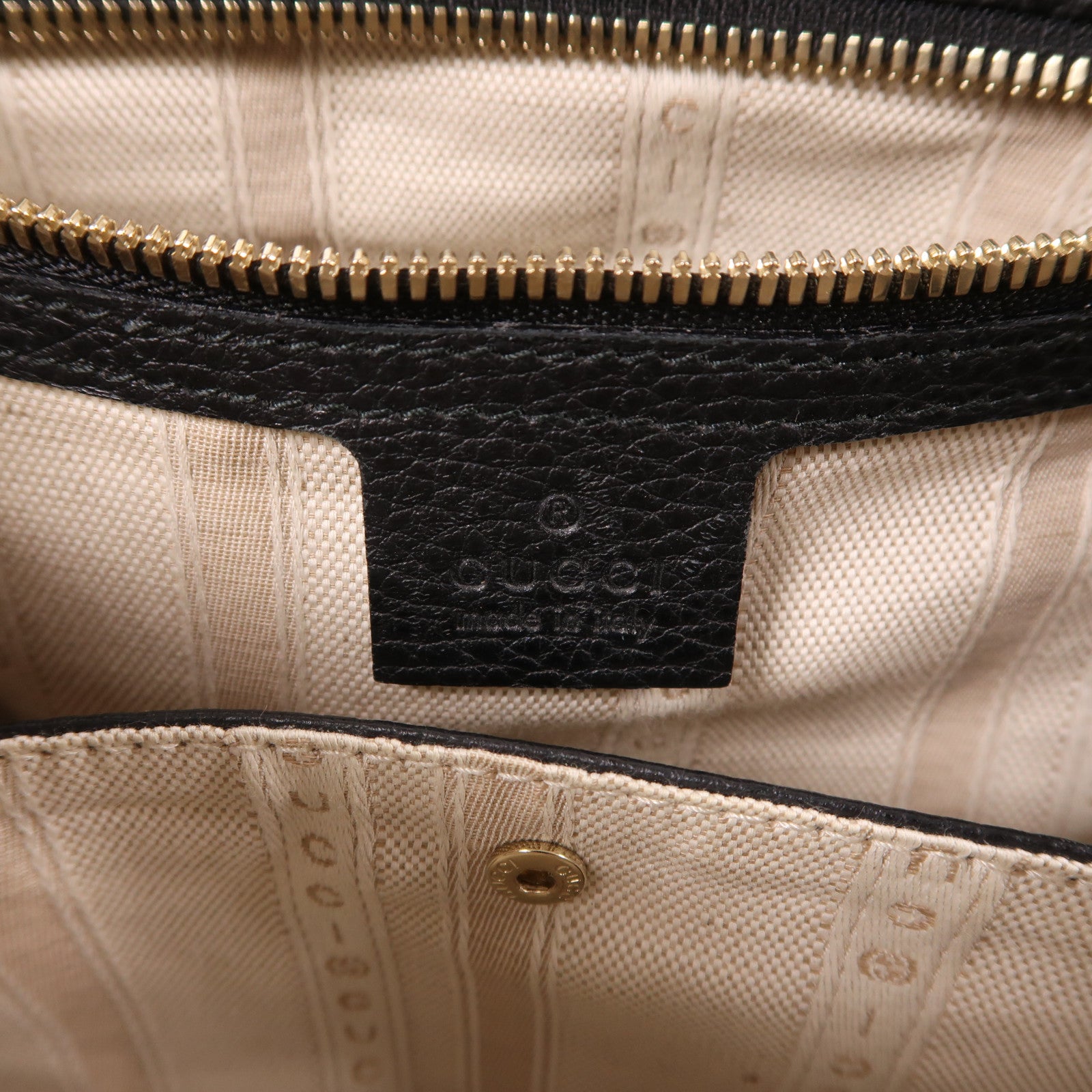 GUCCI 牛皮皮革Shoulder Bag銀扣手挽肩背兩用袋