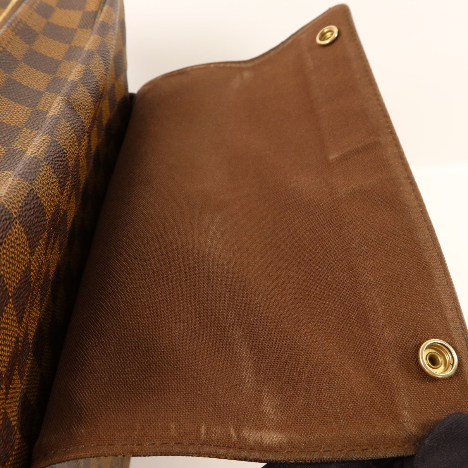 LOUIS VUITTON Damier Naviglio金扣肩背袋