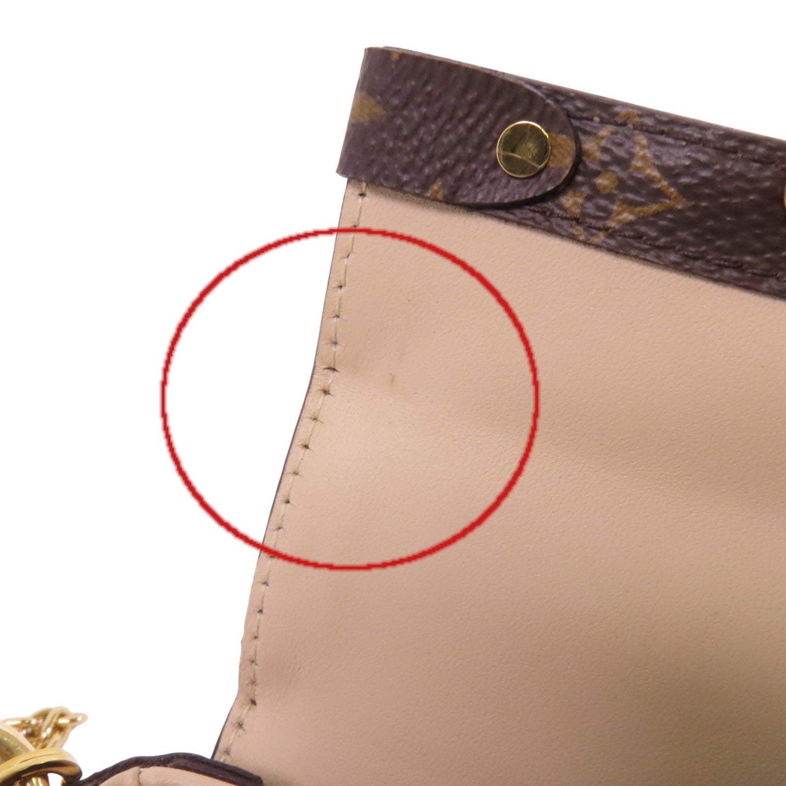 LOUIS VUITTON Monogram Mini Essential Trunk金扣鏈帶肩背袋