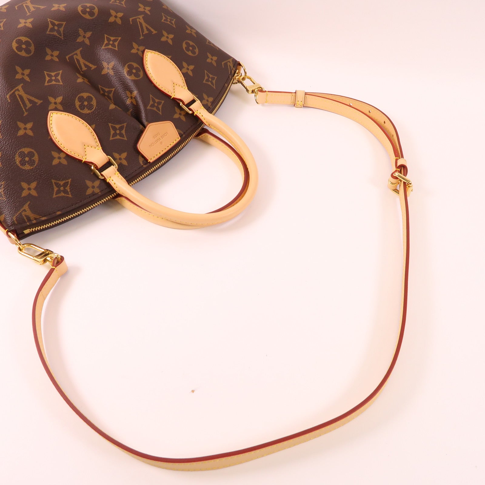 LOUIS VUITTON LV GHW Boetie 2 Way Bag M45986 Monogram Brown