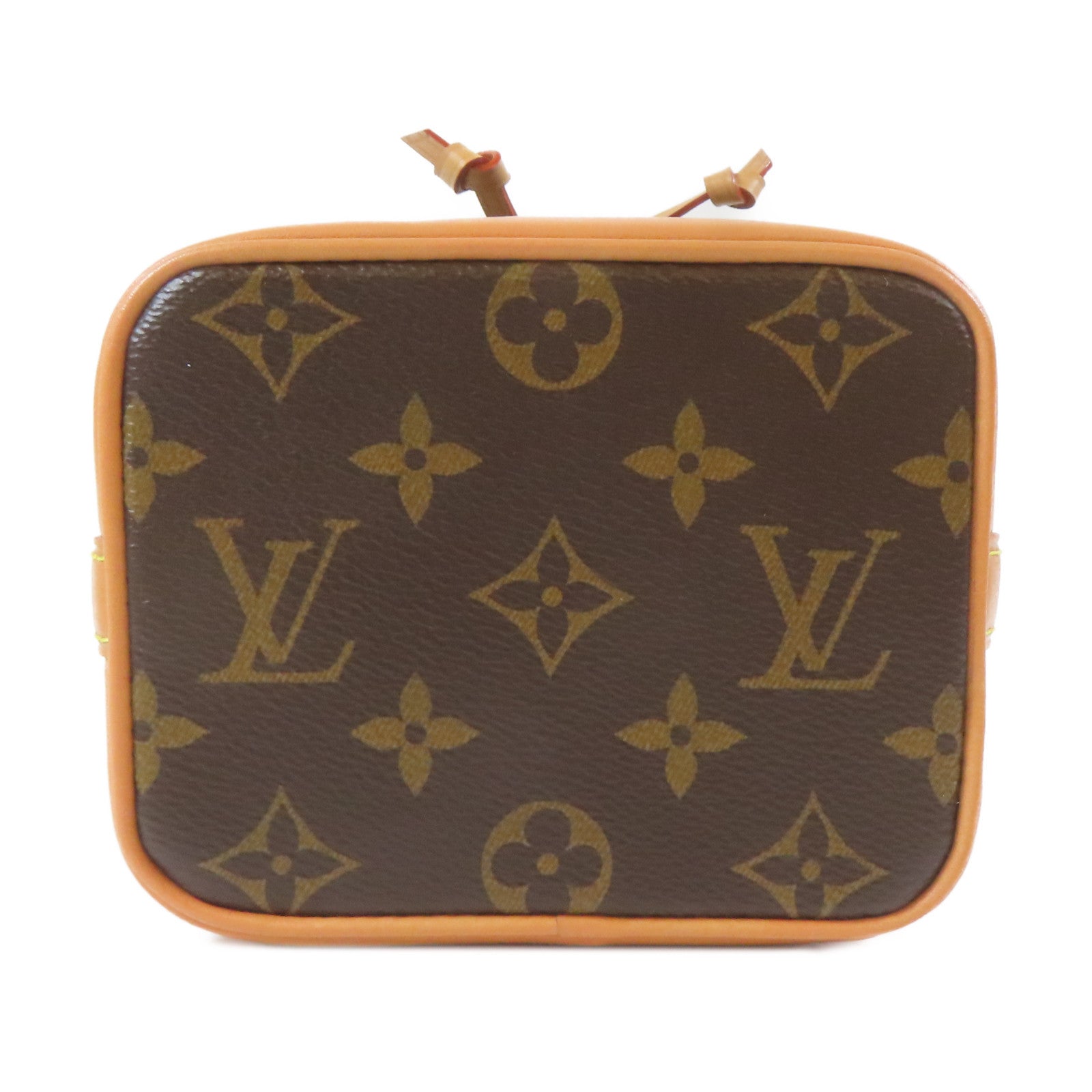 LOUIS VUITTON Monogram Nano Noe金扣手挽肩背兩用袋啡色