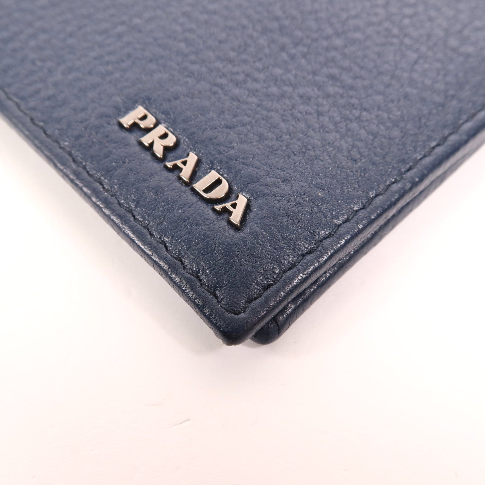 PRADA 【激減優惠】牛皮皮革Fold Wallet錢包