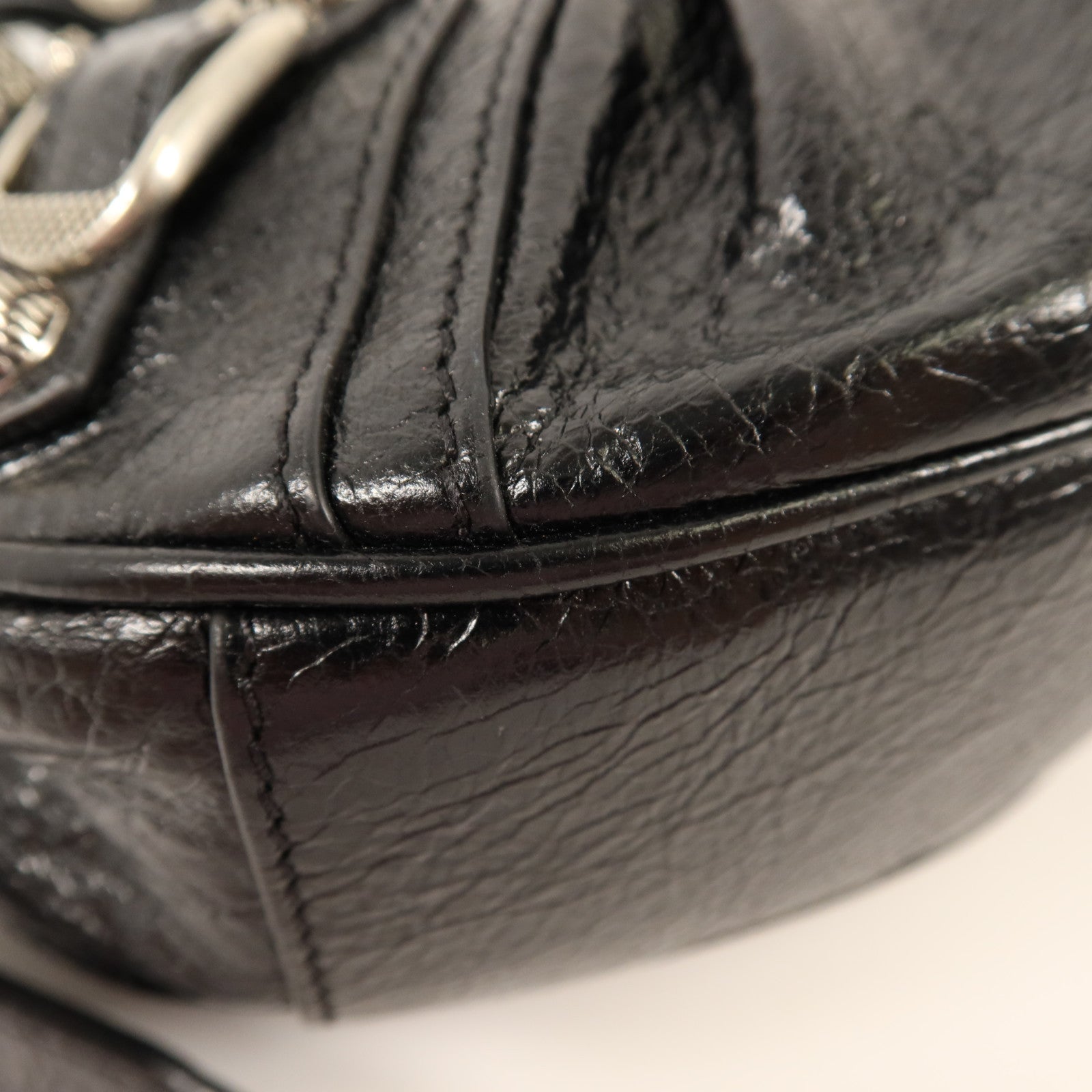 BALENCIAGA 牛皮皮革Le Cagole XS銀扣手挽肩背兩用袋