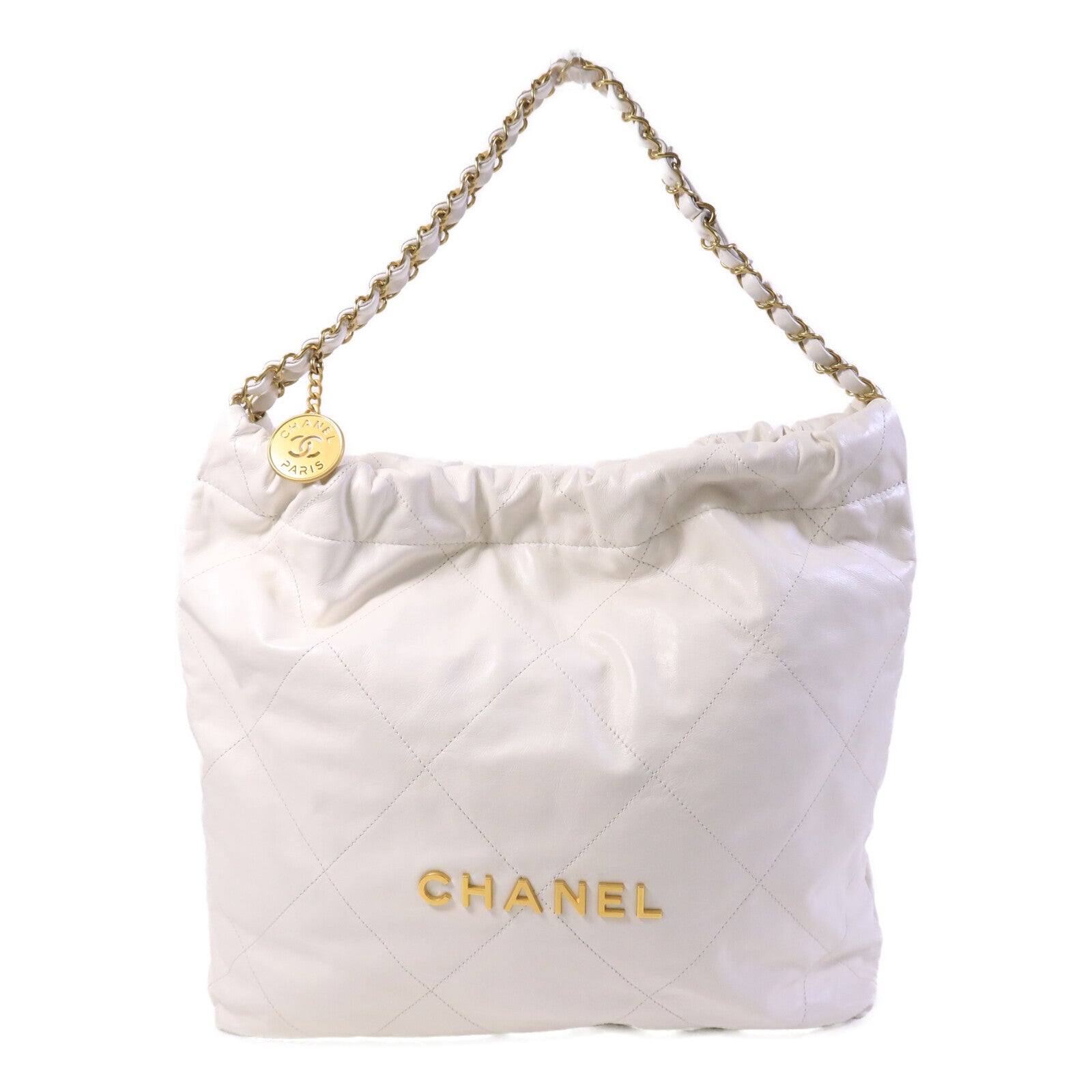 CHANEL 牛皮皮革Chanel 22鏈帶肩背袋