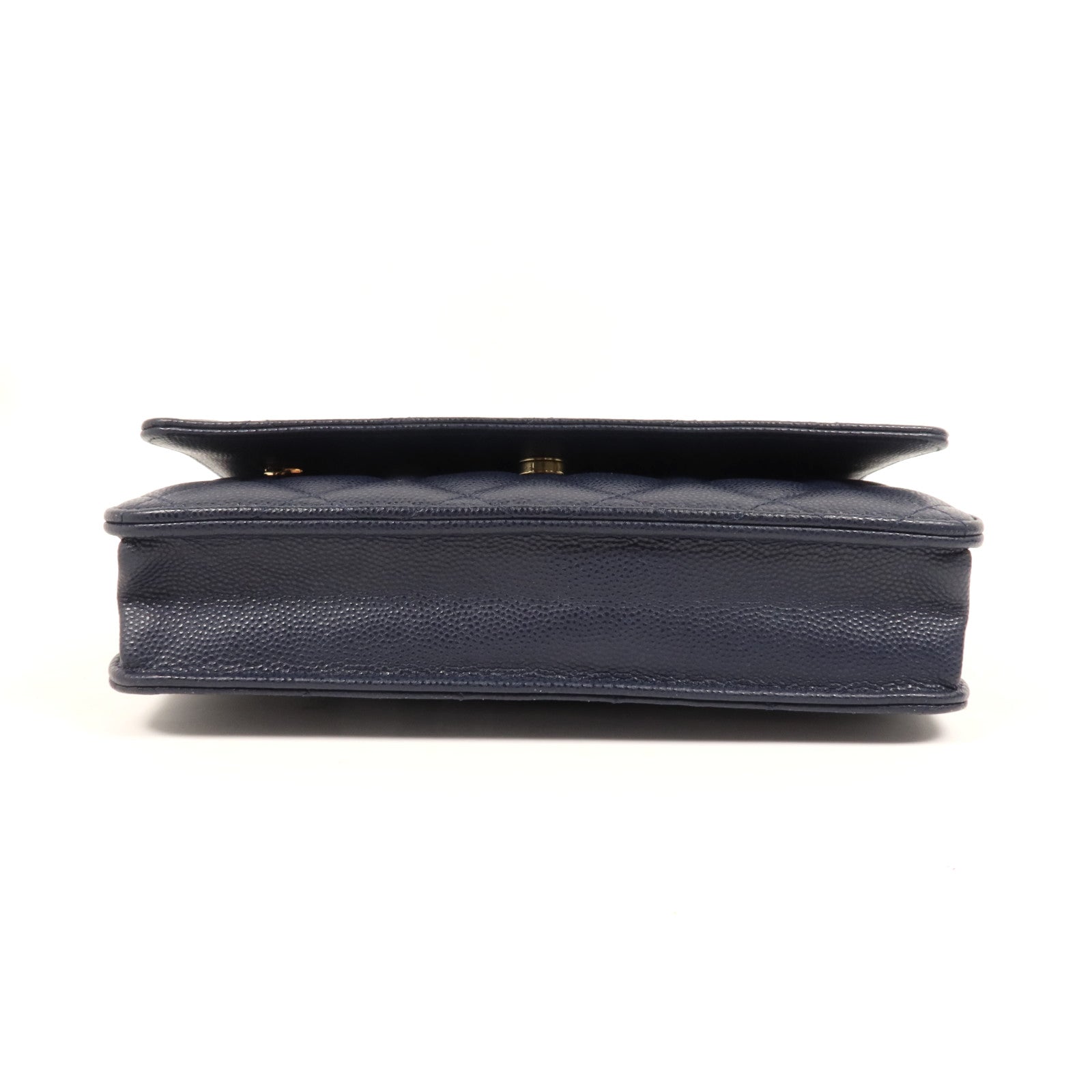 CHANEL 牛皮皮革WOC Wallet On Chain金扣鏈帶肩背袋