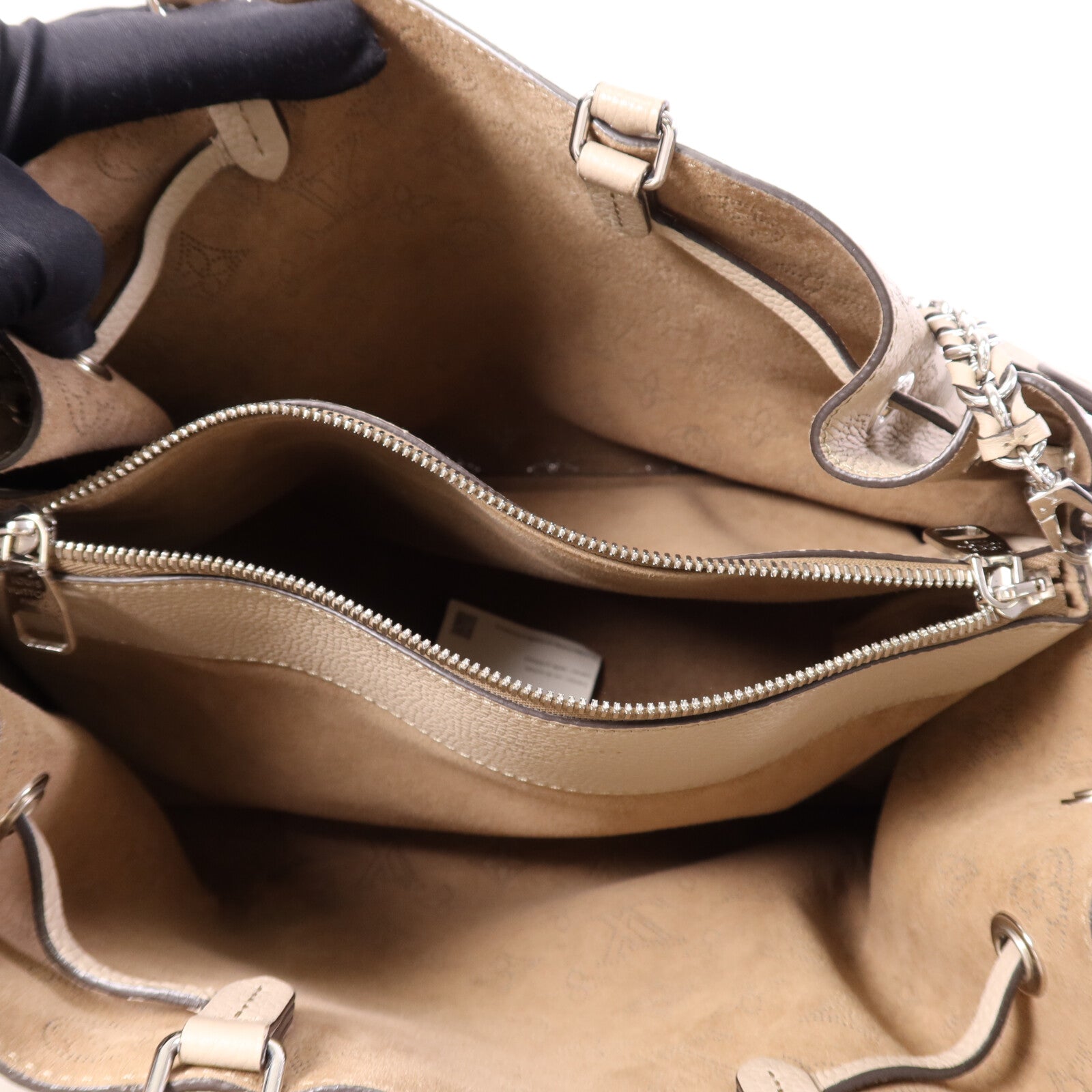 LOUIS VUITTON 【激減優惠】Mahina Bella Tote銀扣鏈帶手挽肩背兩用袋