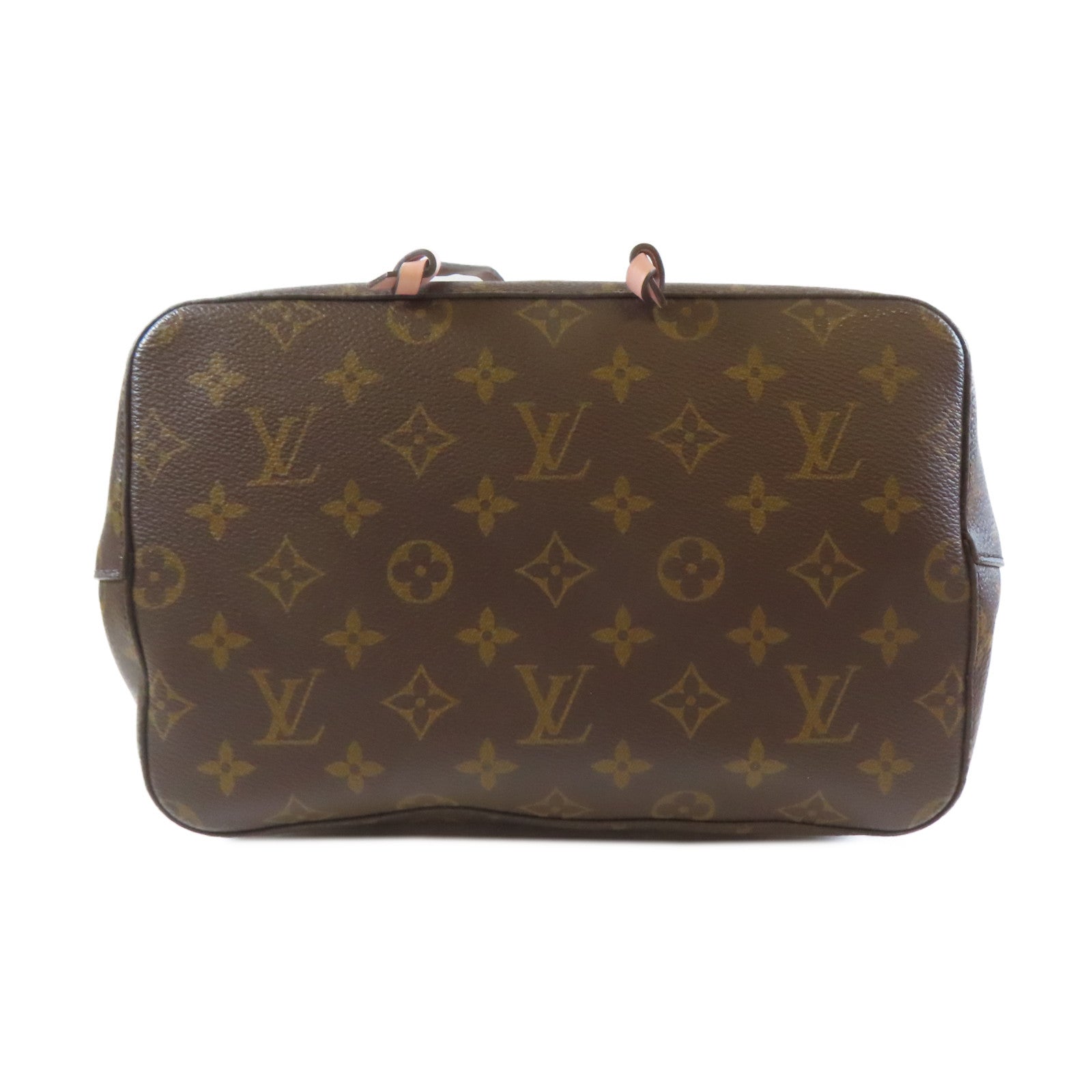 LOUIS VUITTON Monogram Neo Noe MM金扣肩背袋粉紅色/啡色