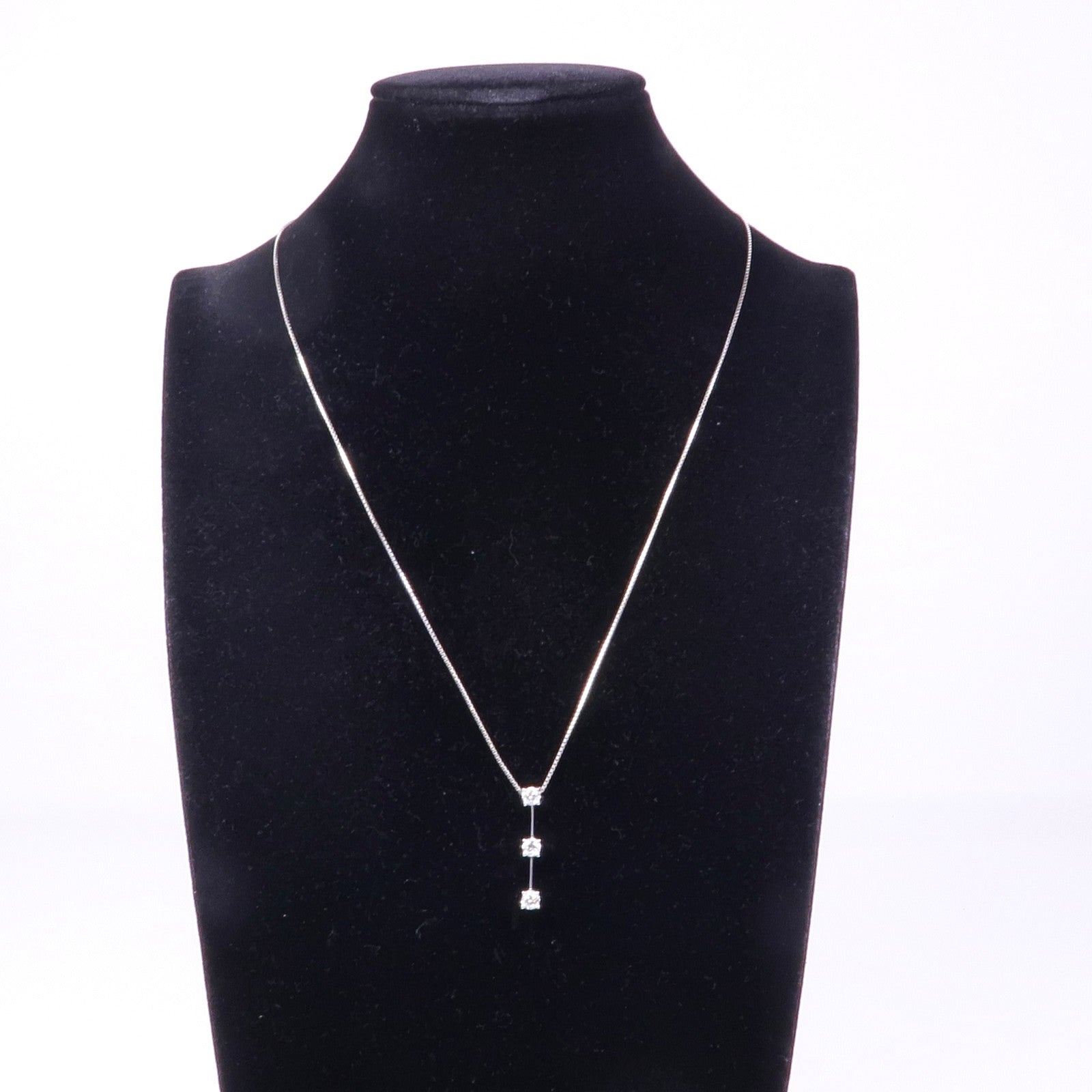 JEWELRY 18K白金Diamond Necklace鑽石項鍊