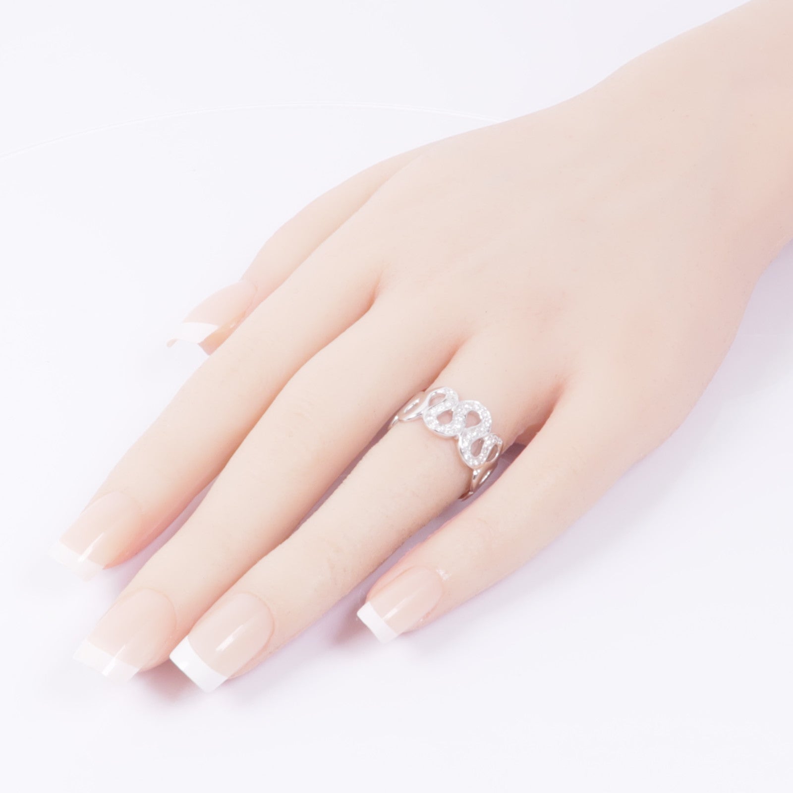 JEWELRY 18K白金Diamond Ring鑽石戒指US#7