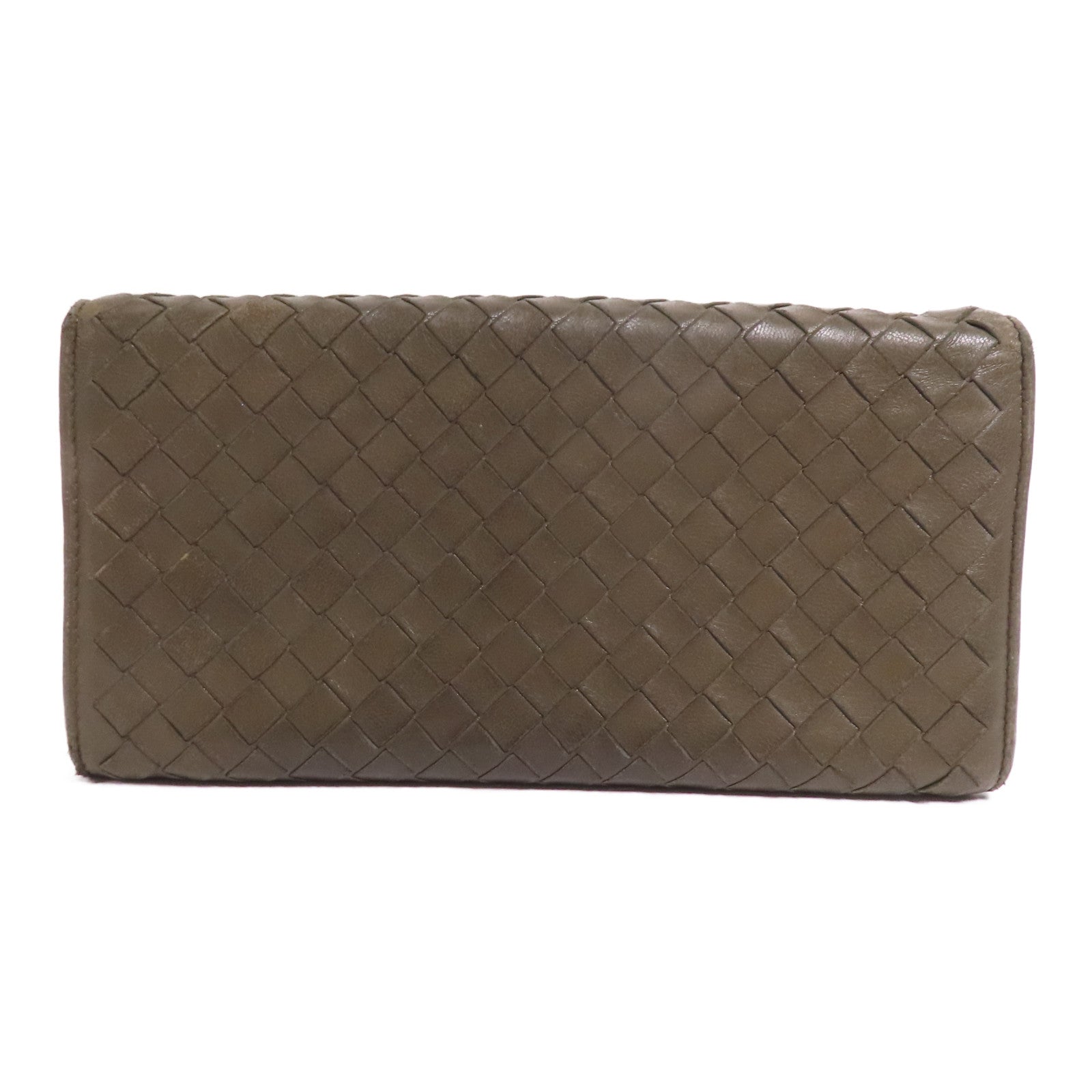 BOTTEGA VENETA 【激減優惠】織紋皮革Long Wallet長錢包
