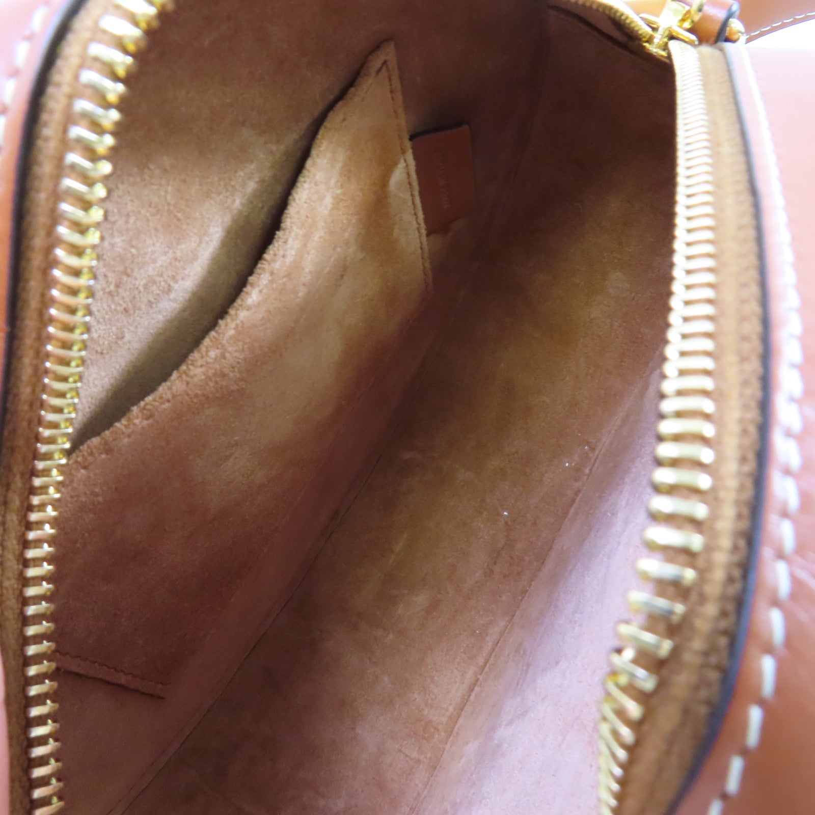 CELINE 牛皮皮革Oval Cuir Triomphe Shoulder Bag金扣肩背袋啡色