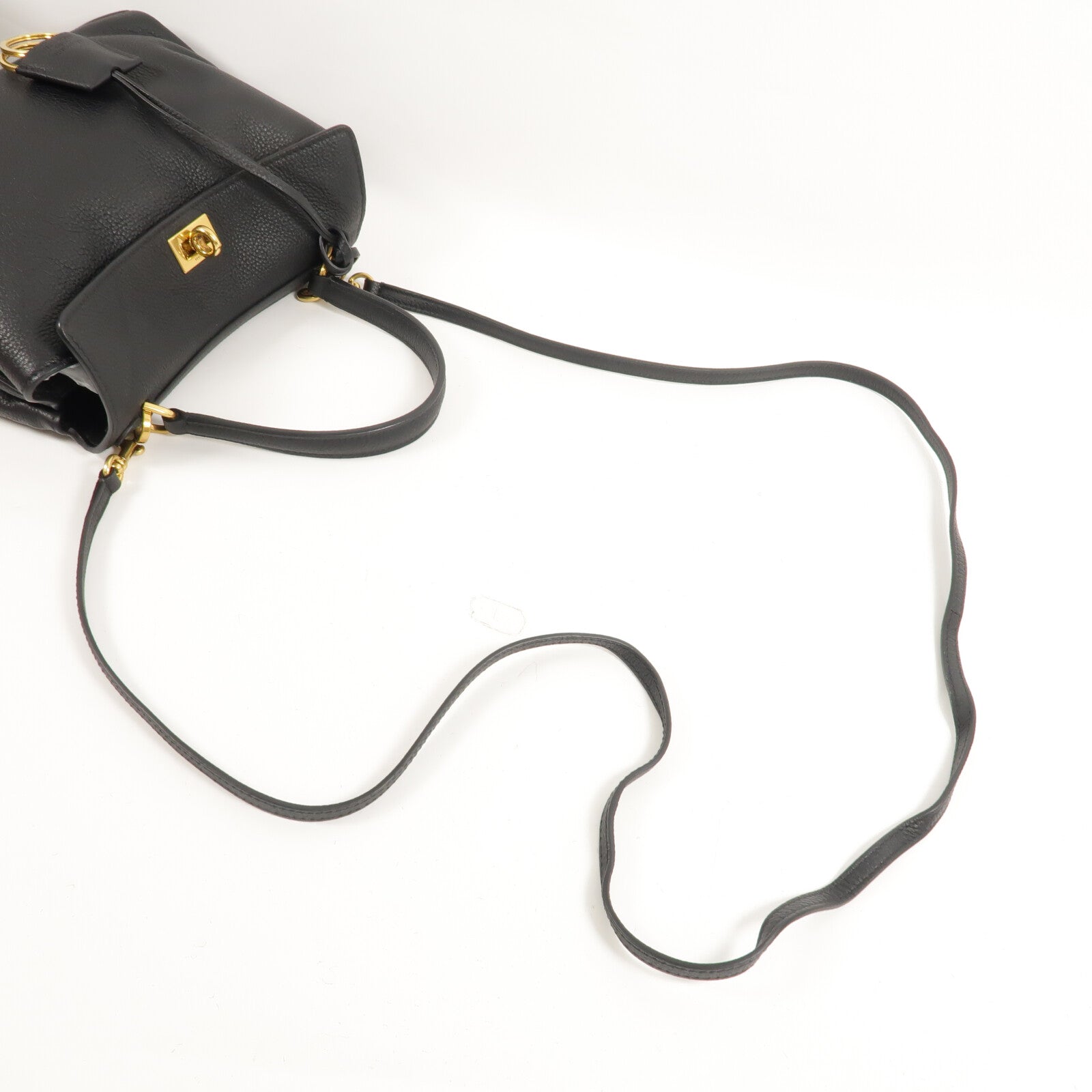 BALENCIAGA 牛皮皮革Mini Rodeo手挽肩背兩用袋