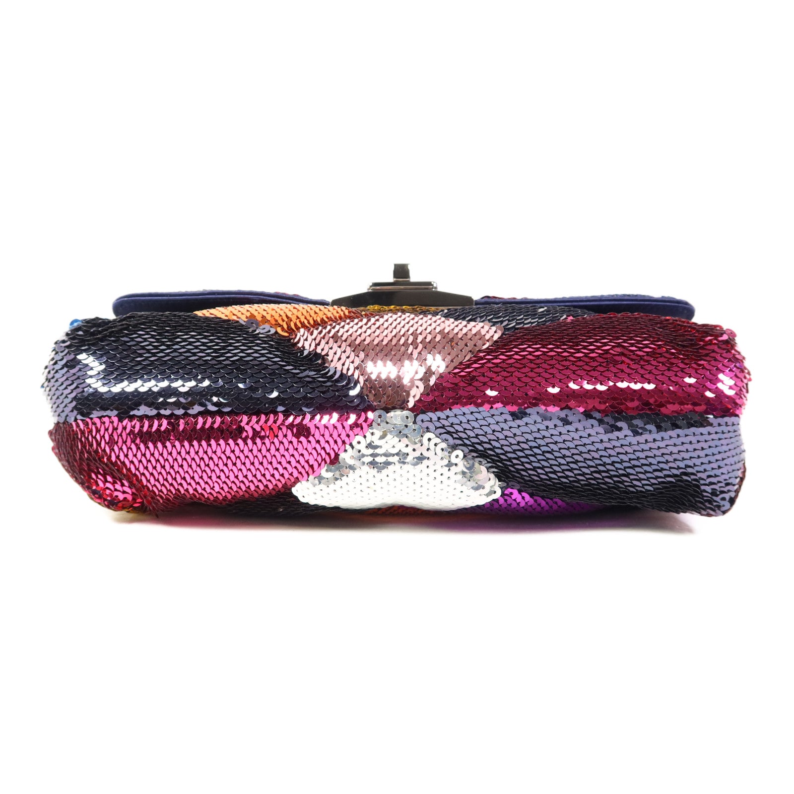 SELECTION 珠片Rover Vivian Chain Shoulder銀扣鏈帶肩背袋