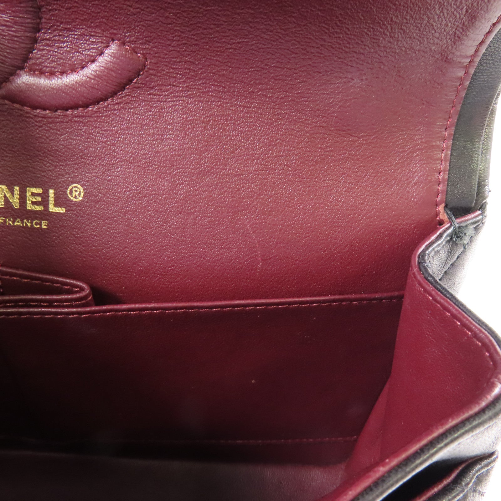 CHANEL 羊皮皮革Classic 25金扣肩背袋