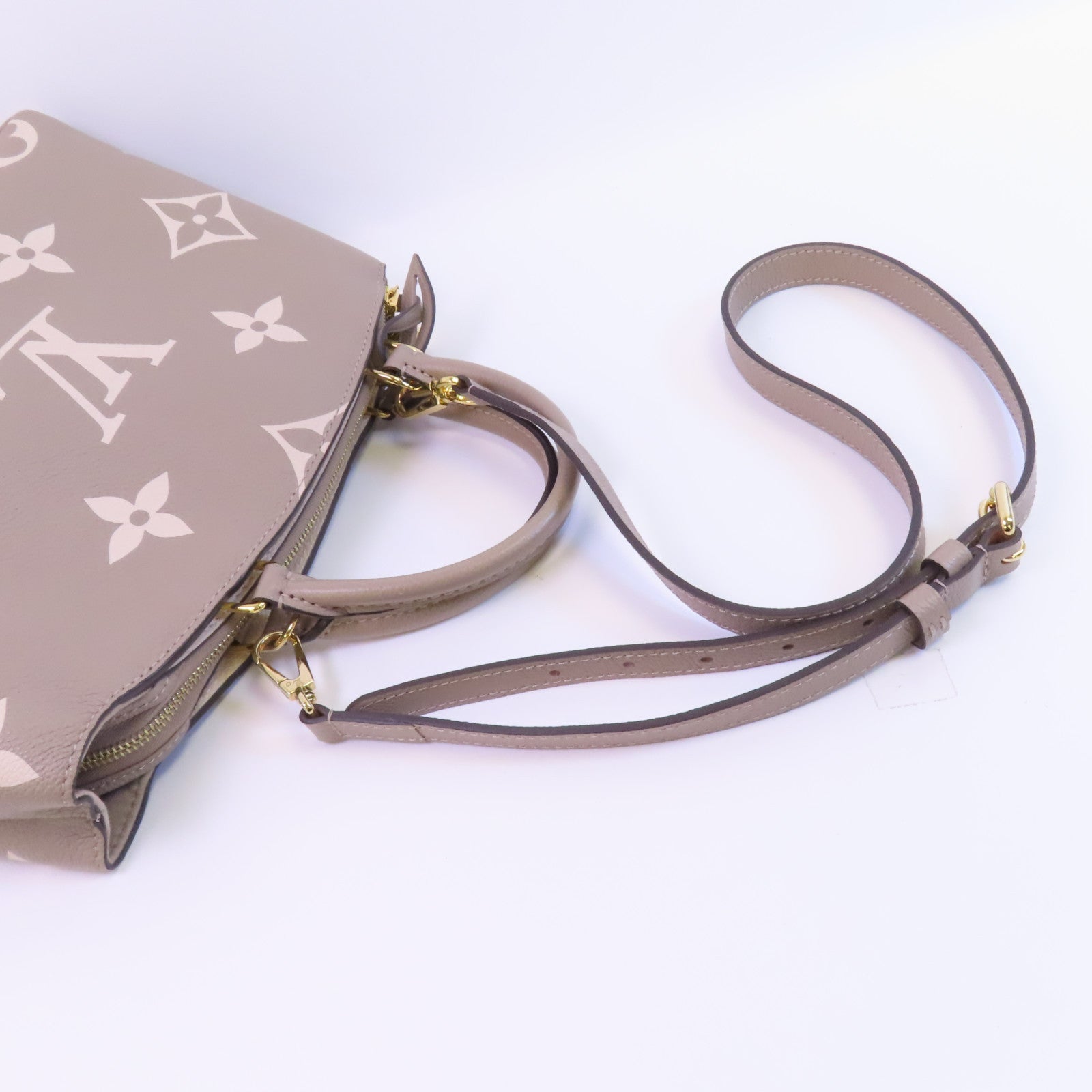 LOUIS VUITTON Monogram Empreinte Petit Palais PM金扣手挽肩背兩用袋