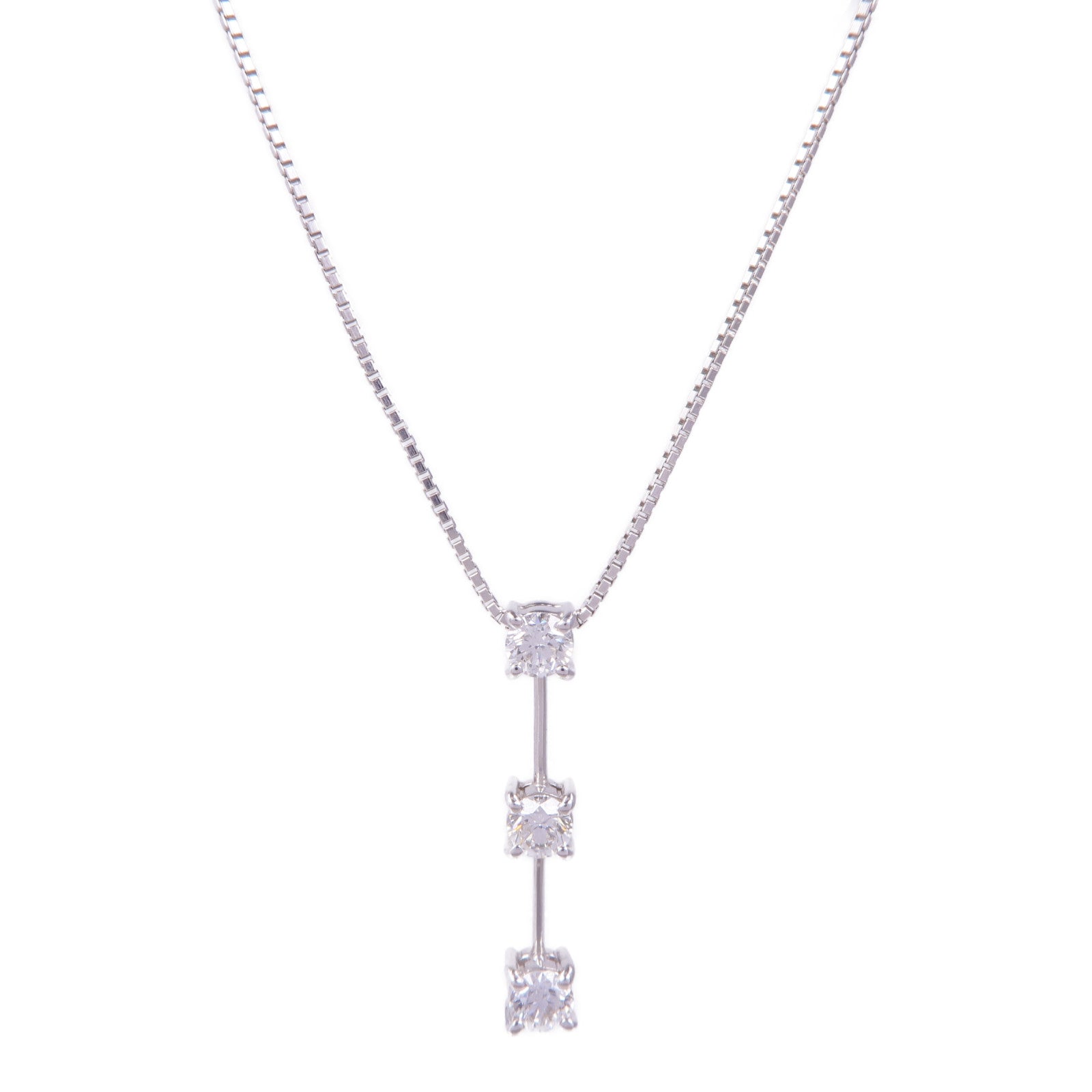 JEWELRY 18K白金Diamond Necklace鑽石項鍊