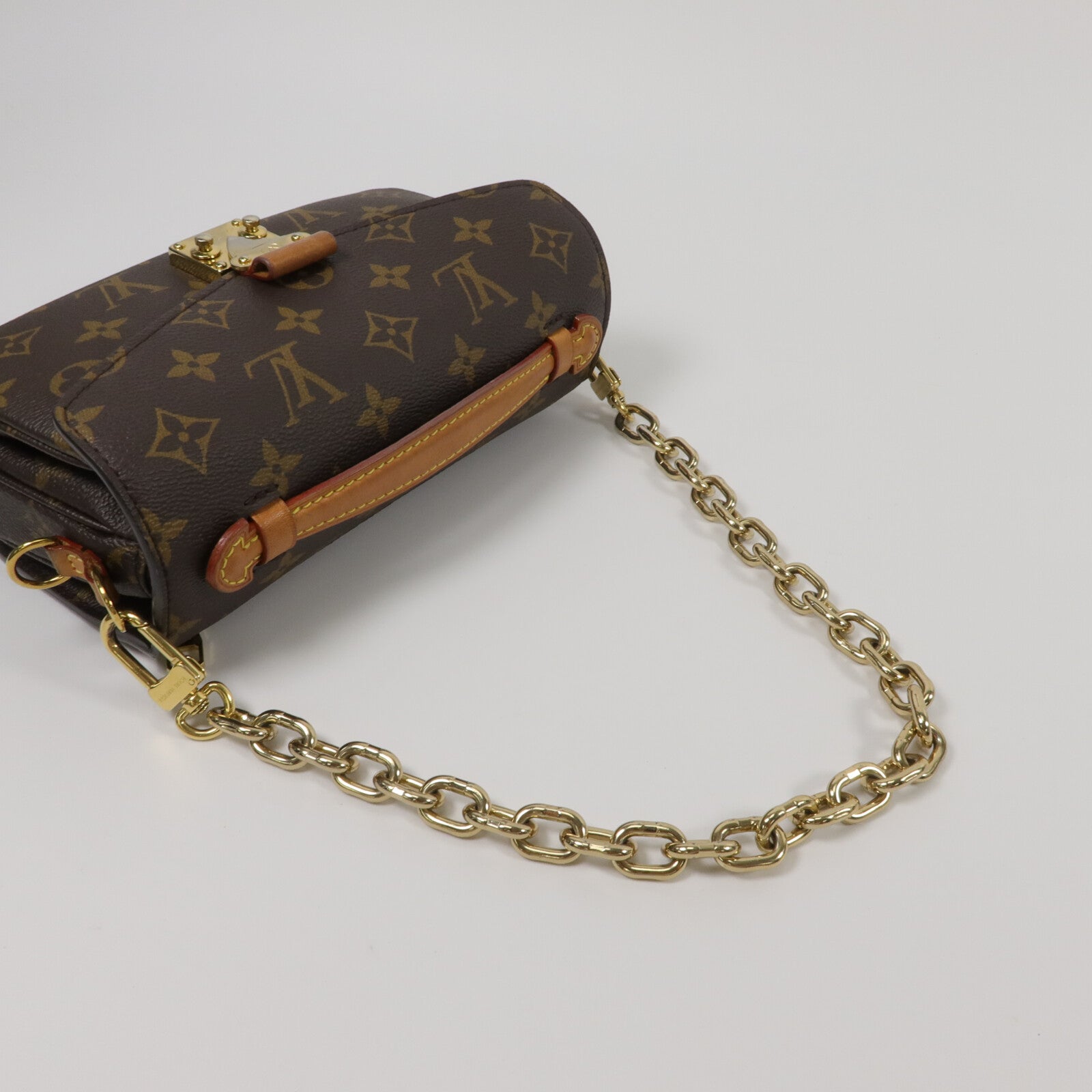 LOUIS VUITTON Monogram Pochette Metis East West金扣手挽肩背兩用袋
