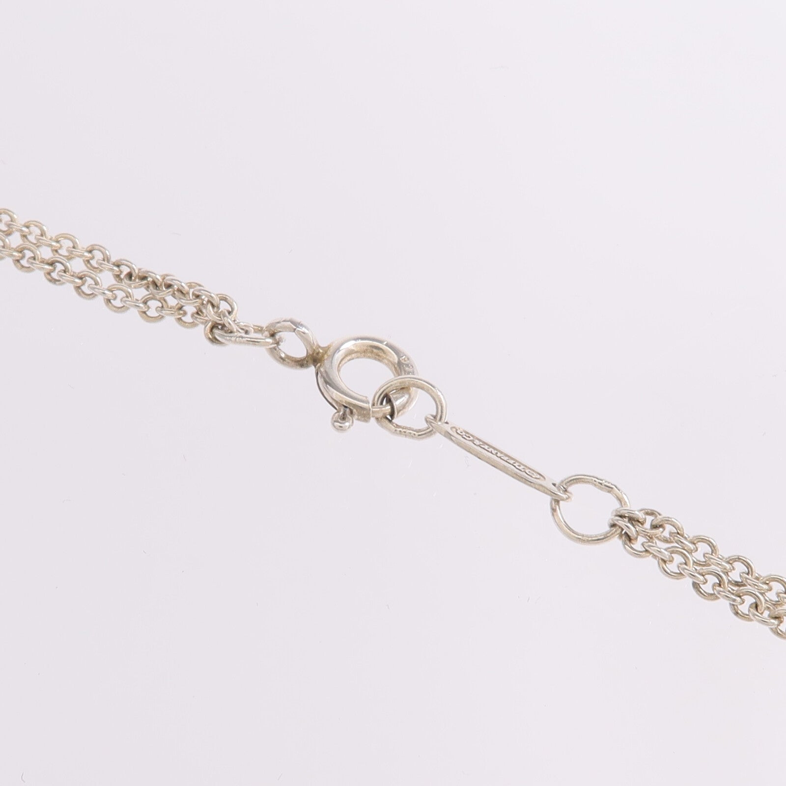 TIFFANY＆CO 925純銀Infinity Necklace項鍊