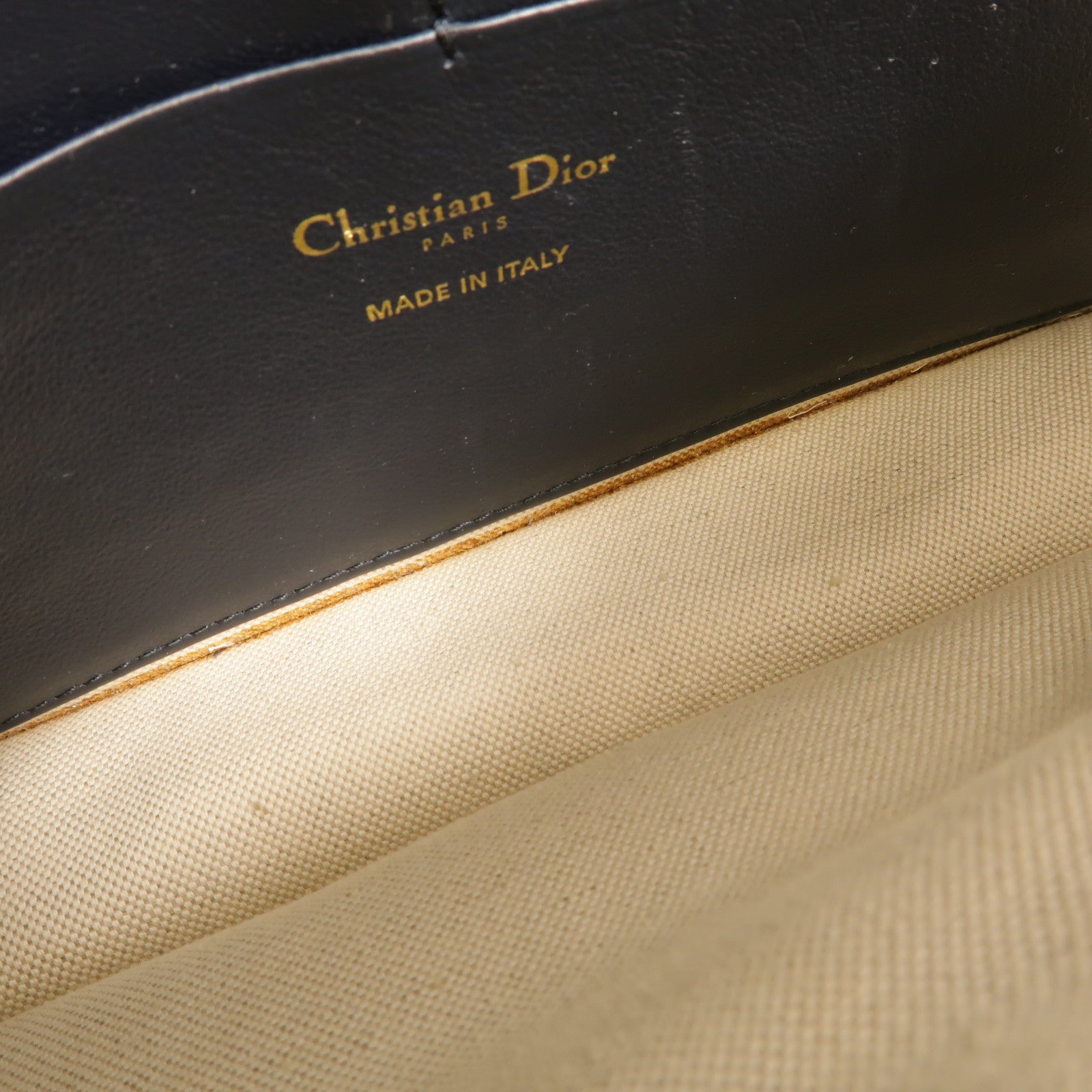 Dior 帆布Saddle Wallet On Chain鏈帶肩背袋