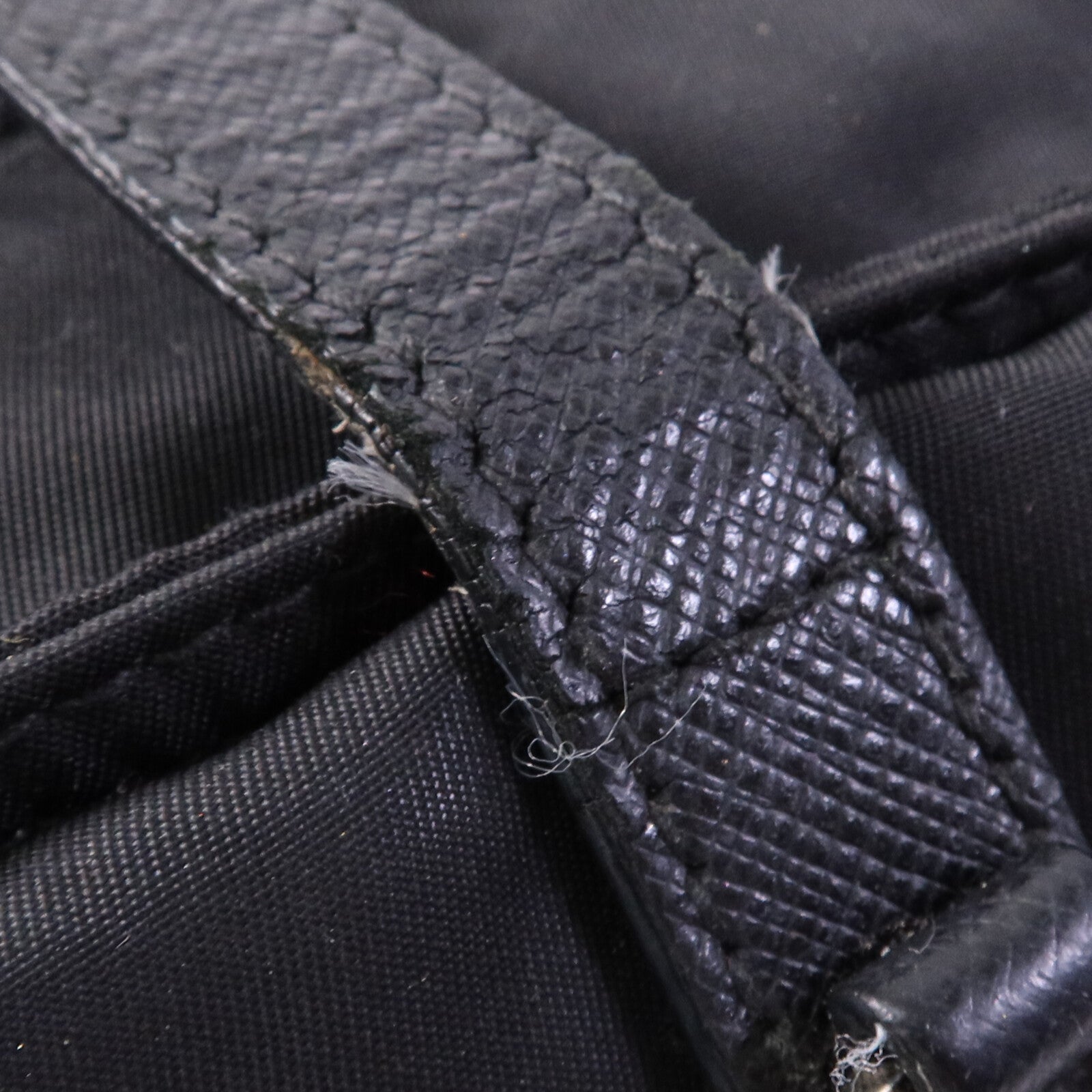 PRADA 尼龍Tote Bag銀扣手挽袋