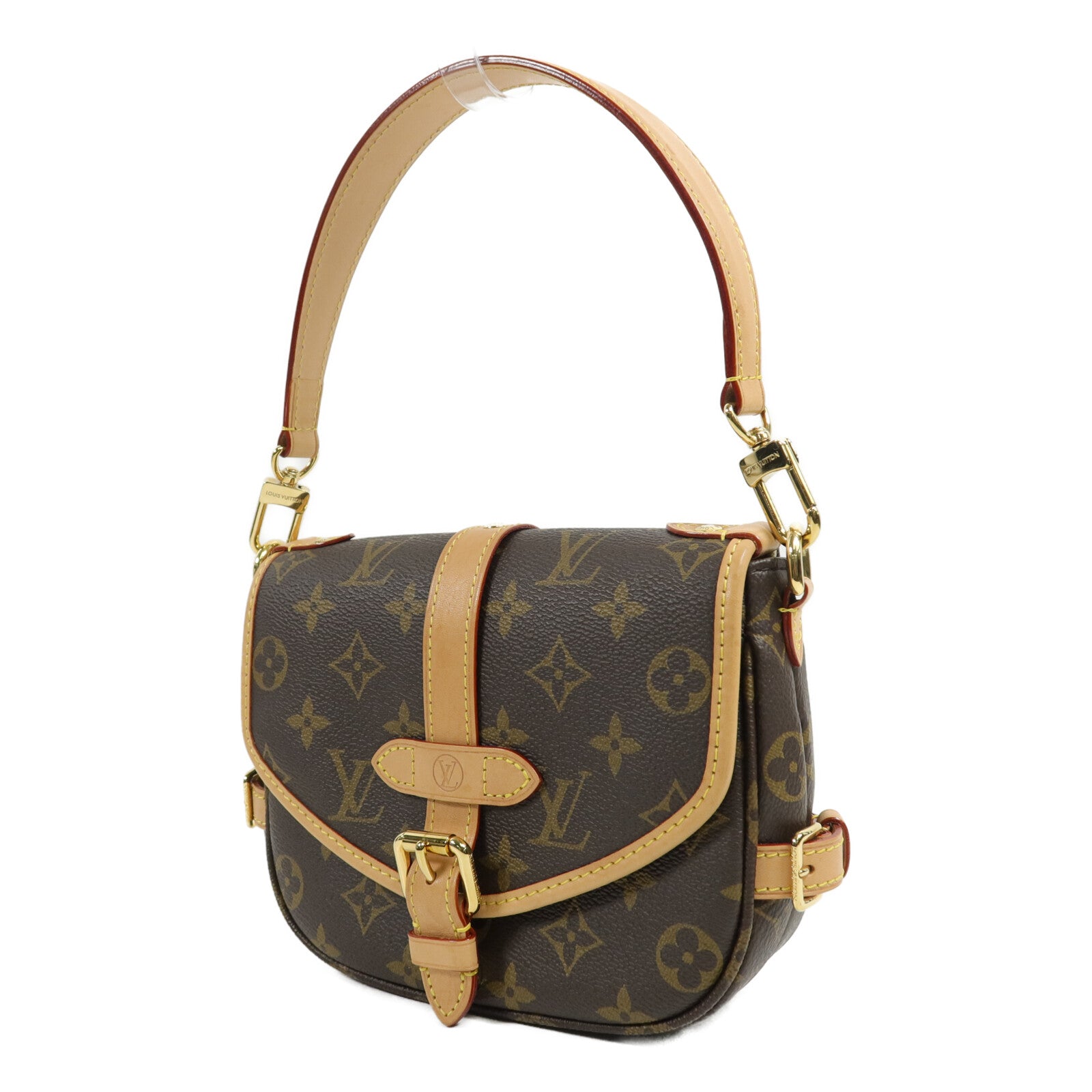 LOUIS VUITTON Monogram Saumur BB手挽肩背兩用袋