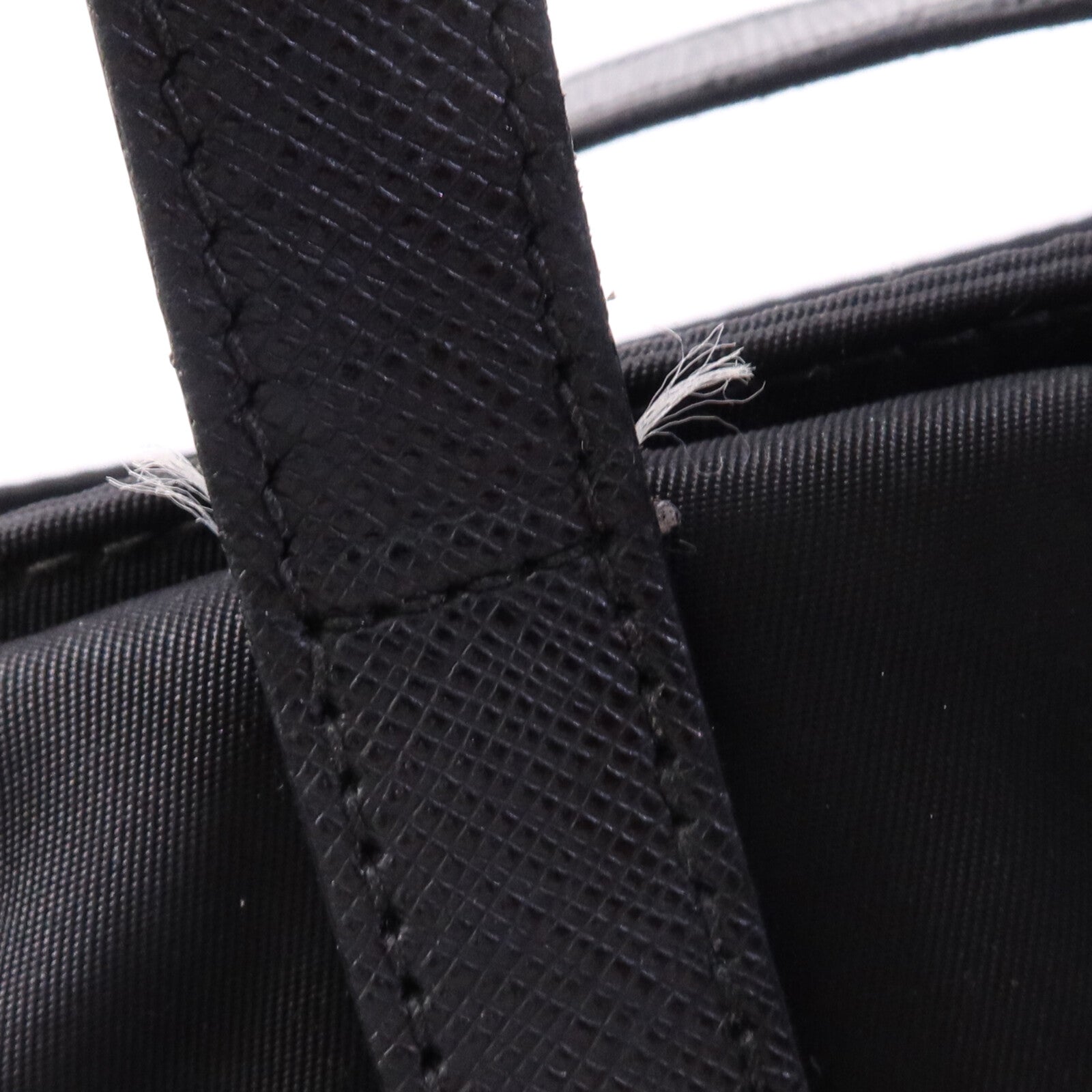 PRADA 尼龍Tote Bag銀扣手挽袋