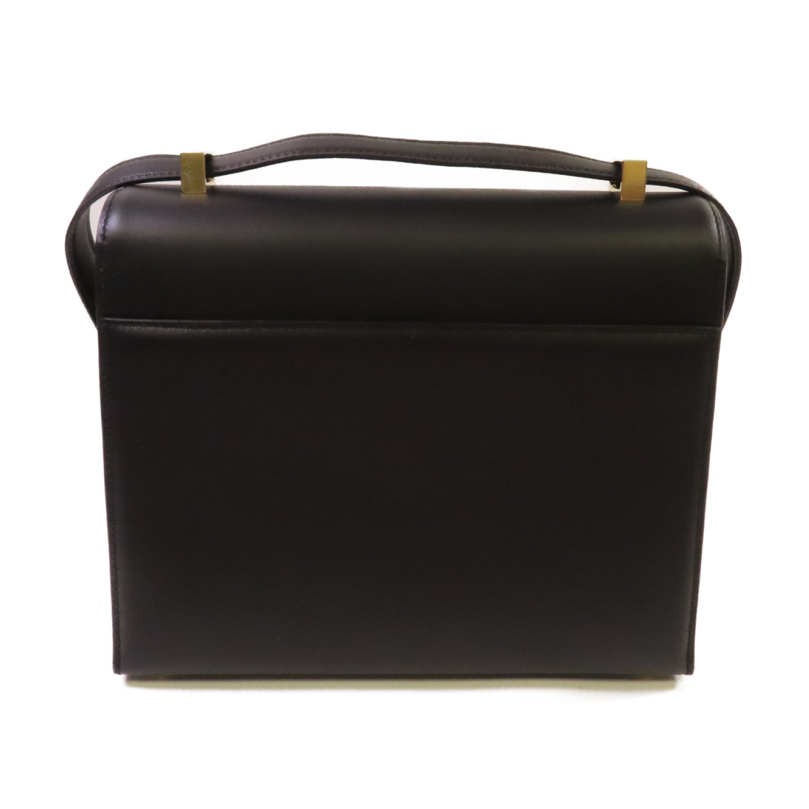 HERMES 【激減優惠】Swift皮革Verrou 23 Shoulder Bag金扣肩背袋Noir/黑色