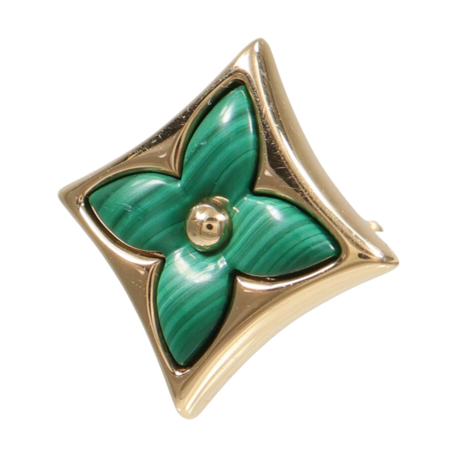 LOUIS VUITTON 18K玫瑰金Color Blossom BB Earring耳環