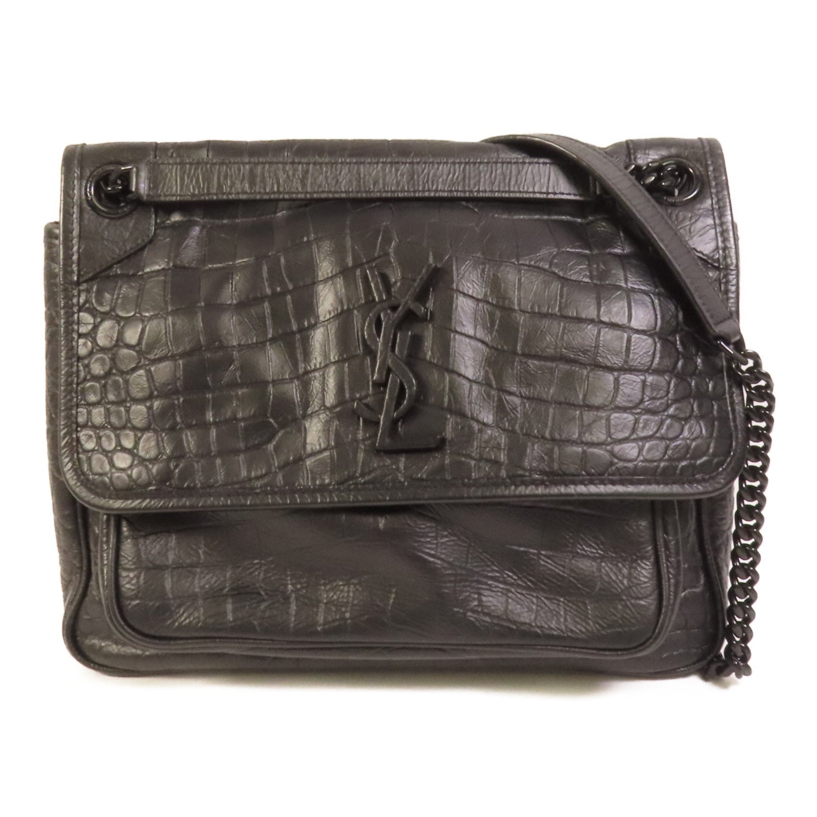 SAINT LAURENT 牛皮皮革Niki Medium Shoulder Bag肩背袋