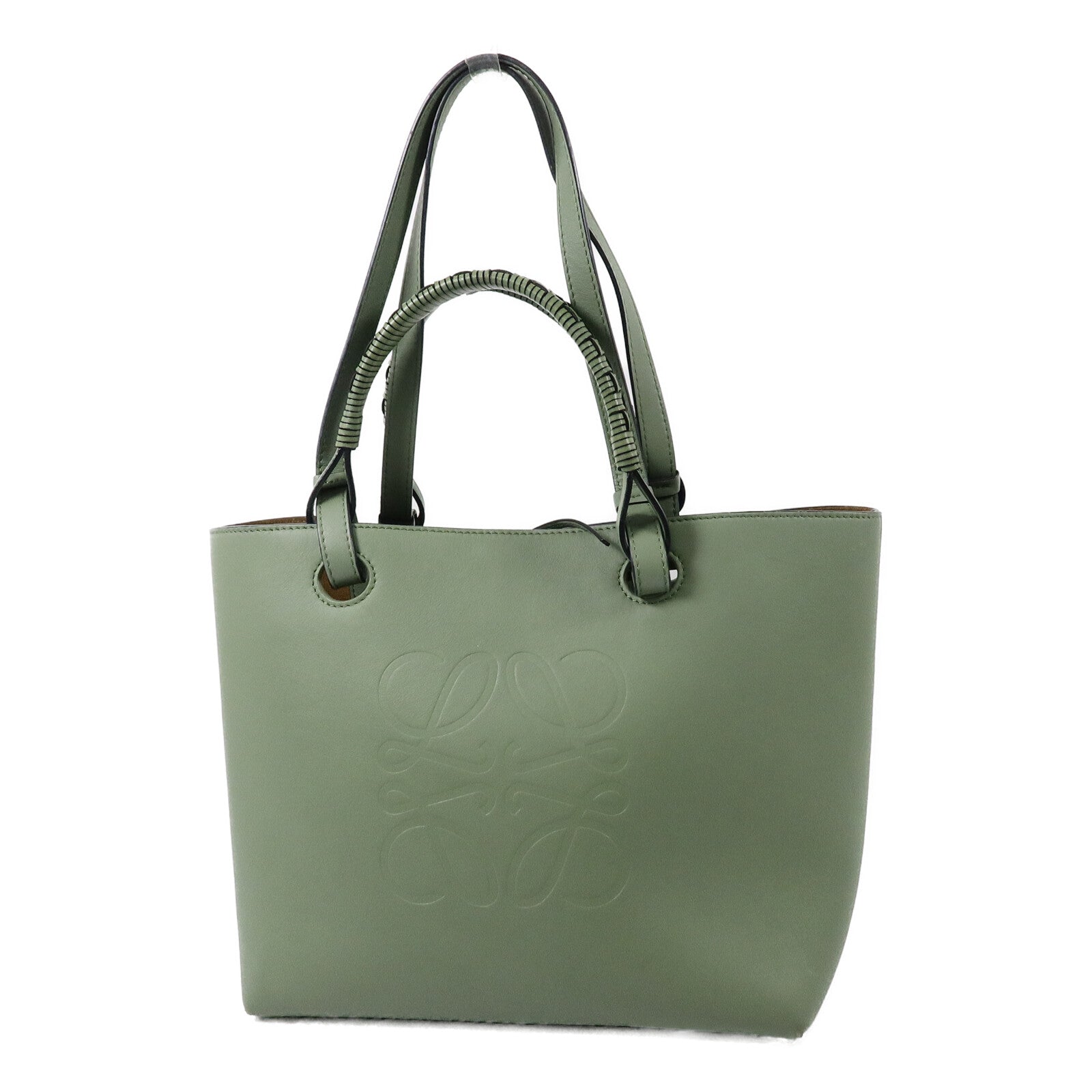 LOEWE 牛皮皮革Anagram Tote Bag手挽袋
