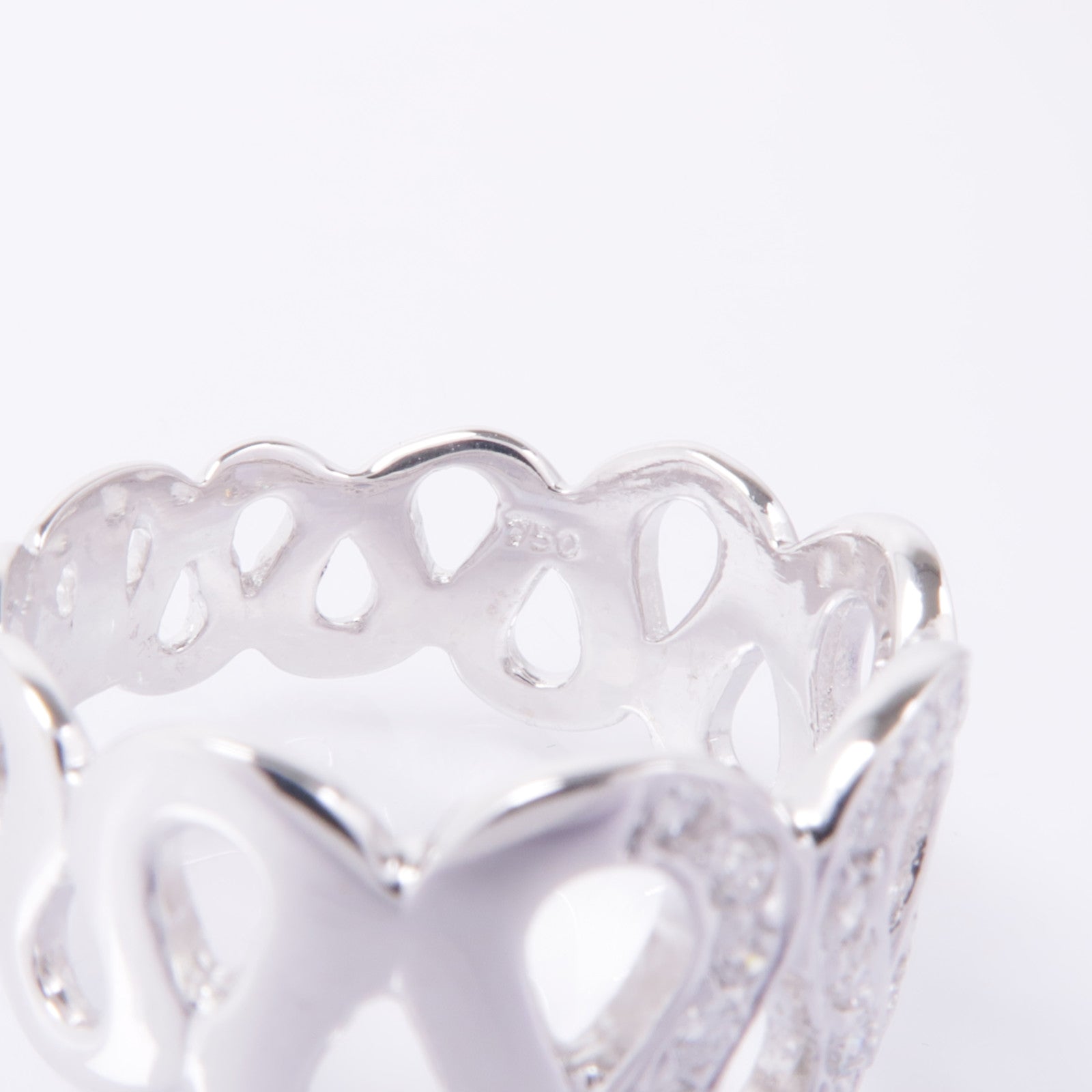 JEWELRY 18K白金Diamond Ring鑽石戒指US#7