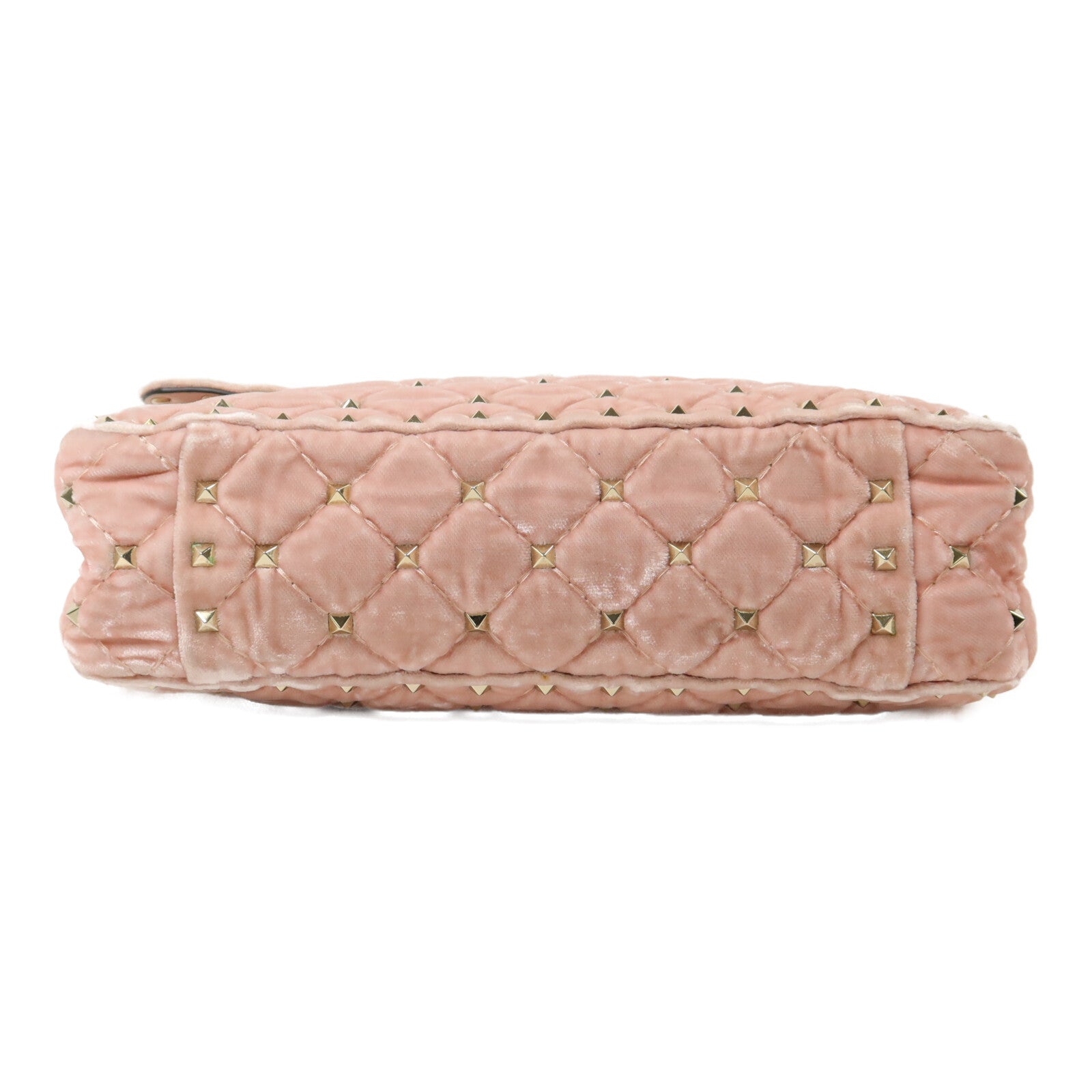 Valentino 天鵝絨Rockstud Splke手挽肩背兩用袋