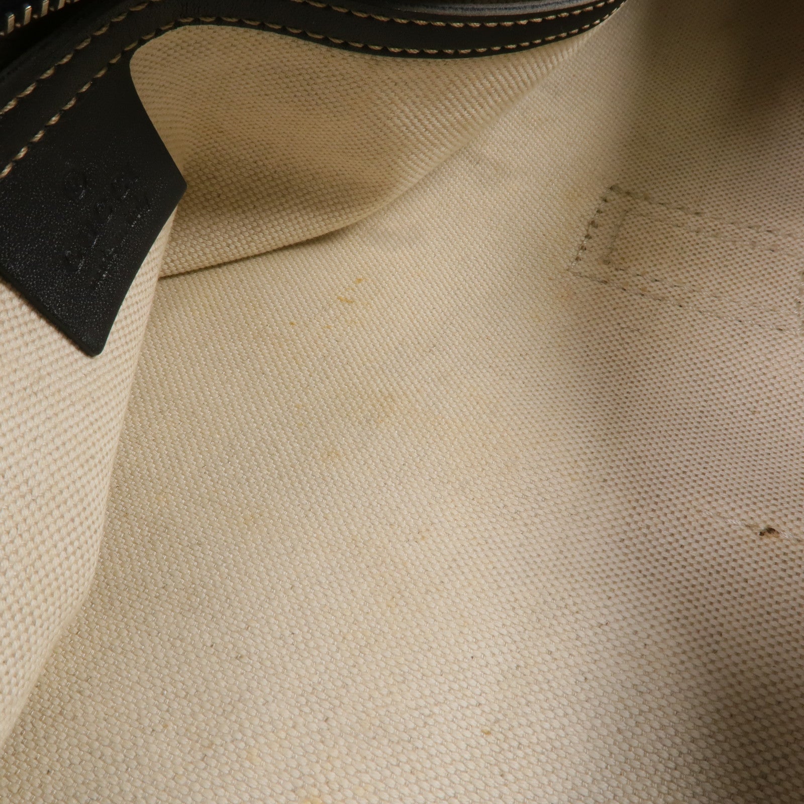 GUCCI 塗層帆布Shoulder Tote銀扣肩背袋/手挽袋