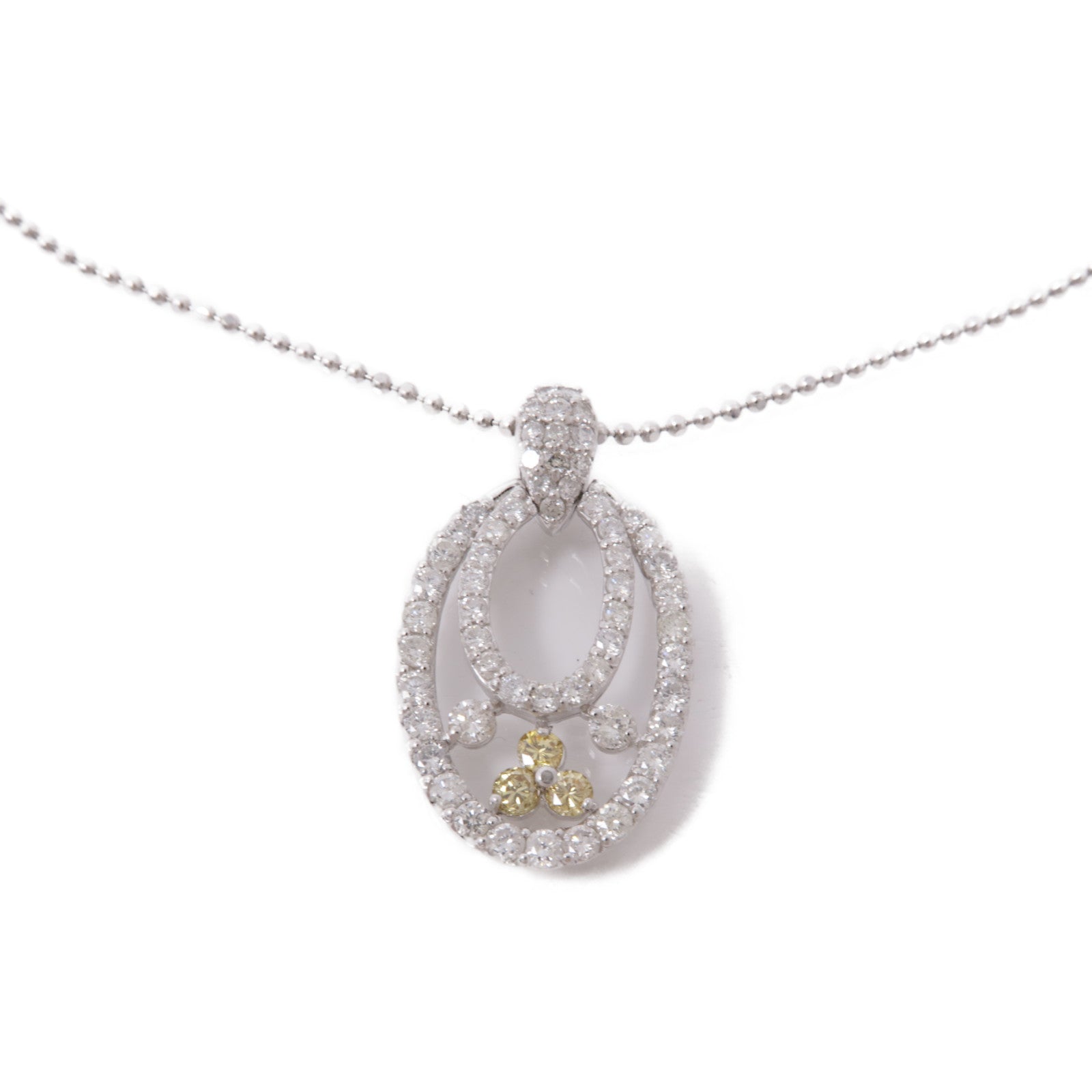 JEWELRY 【激減優惠】PT900鉑金/PT850鉑金Diamond Necklace鑽石項鍊