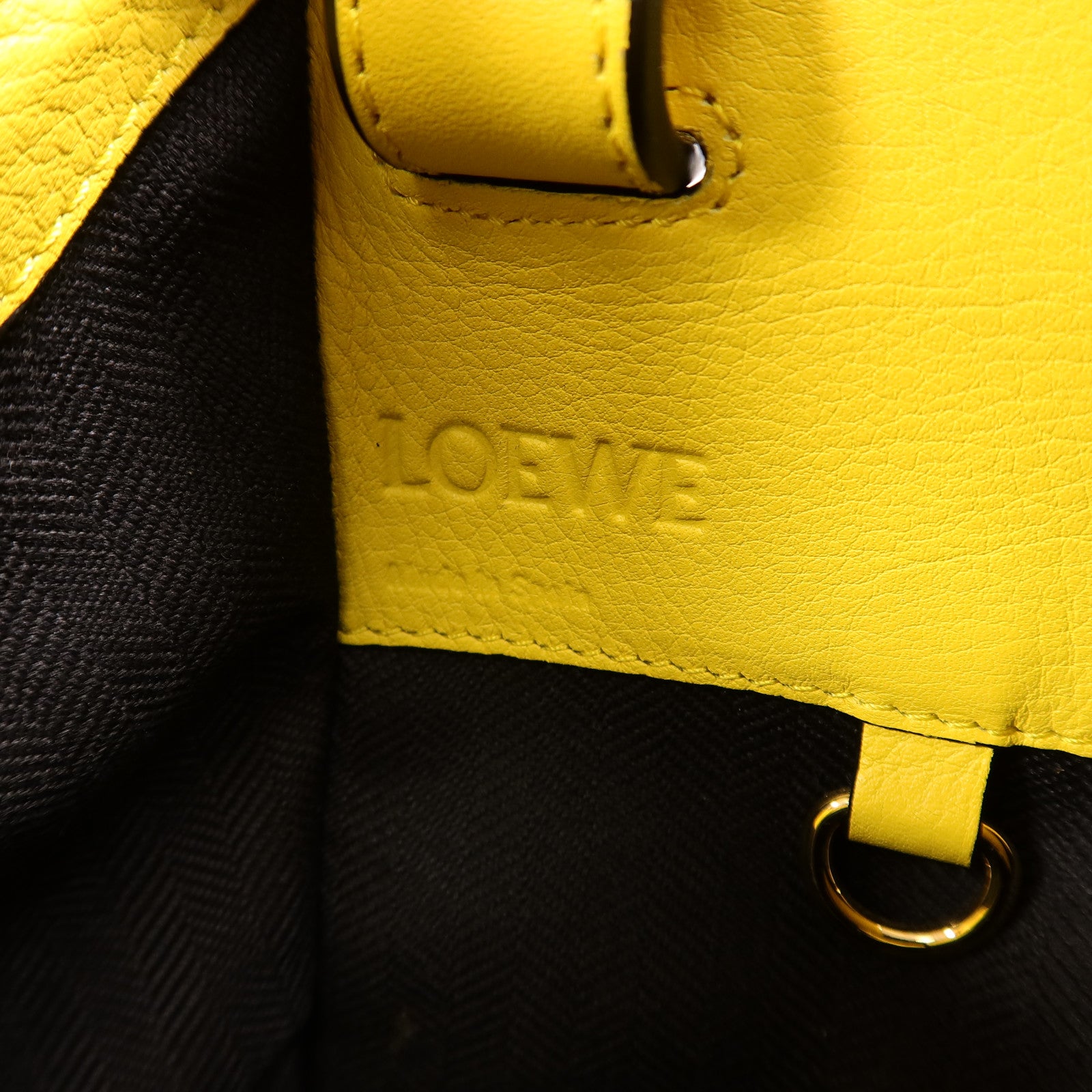 LOEWE 牛皮皮革Hammock Small手挽肩背兩用袋